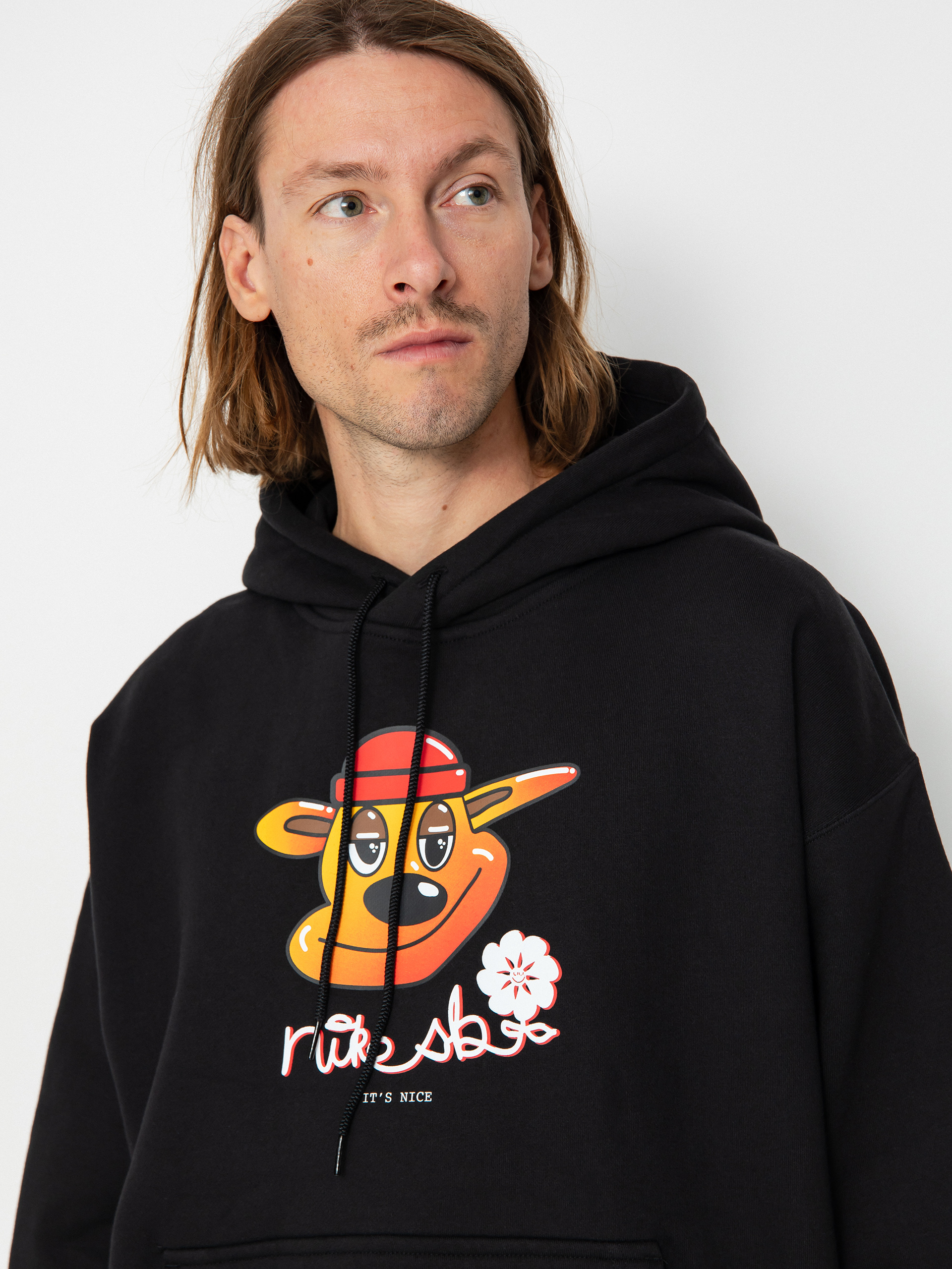 Hanorac cu glugă Nike SB Just Chillin HD (black)