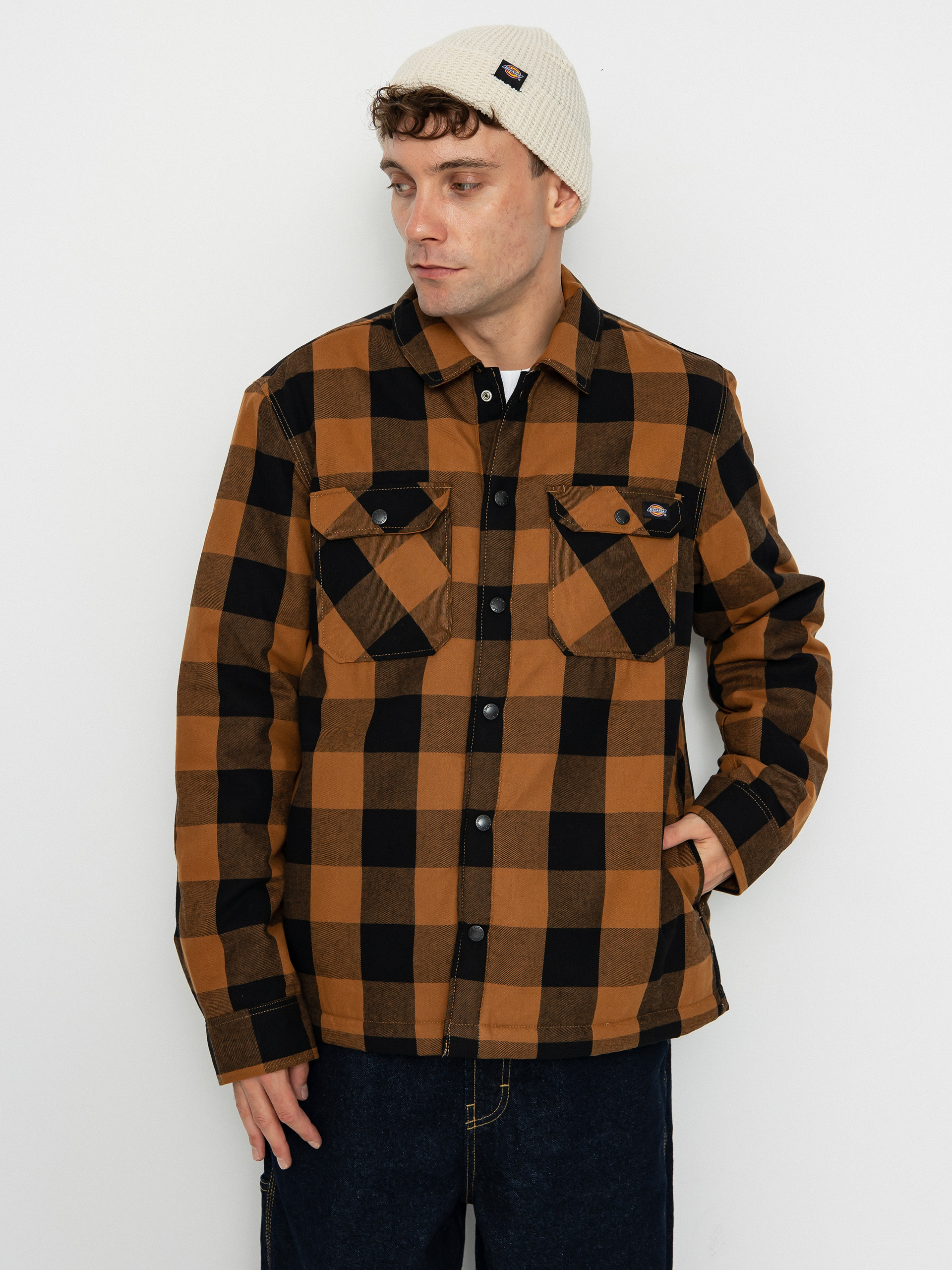 Cămașă Dickies Lined Sacramento (brown duck)
