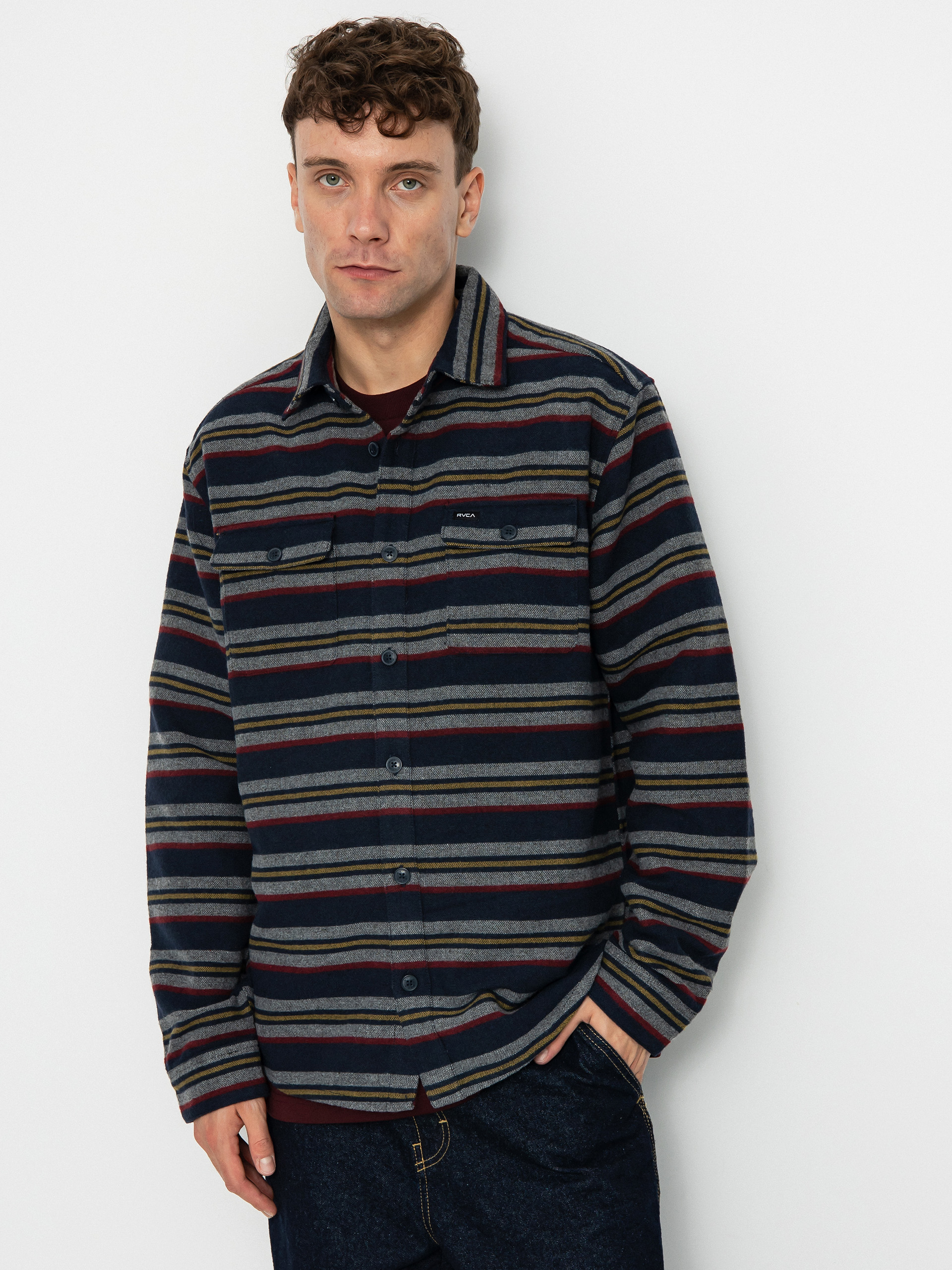 Cămașă RVCA Rvca Blanket (navy)