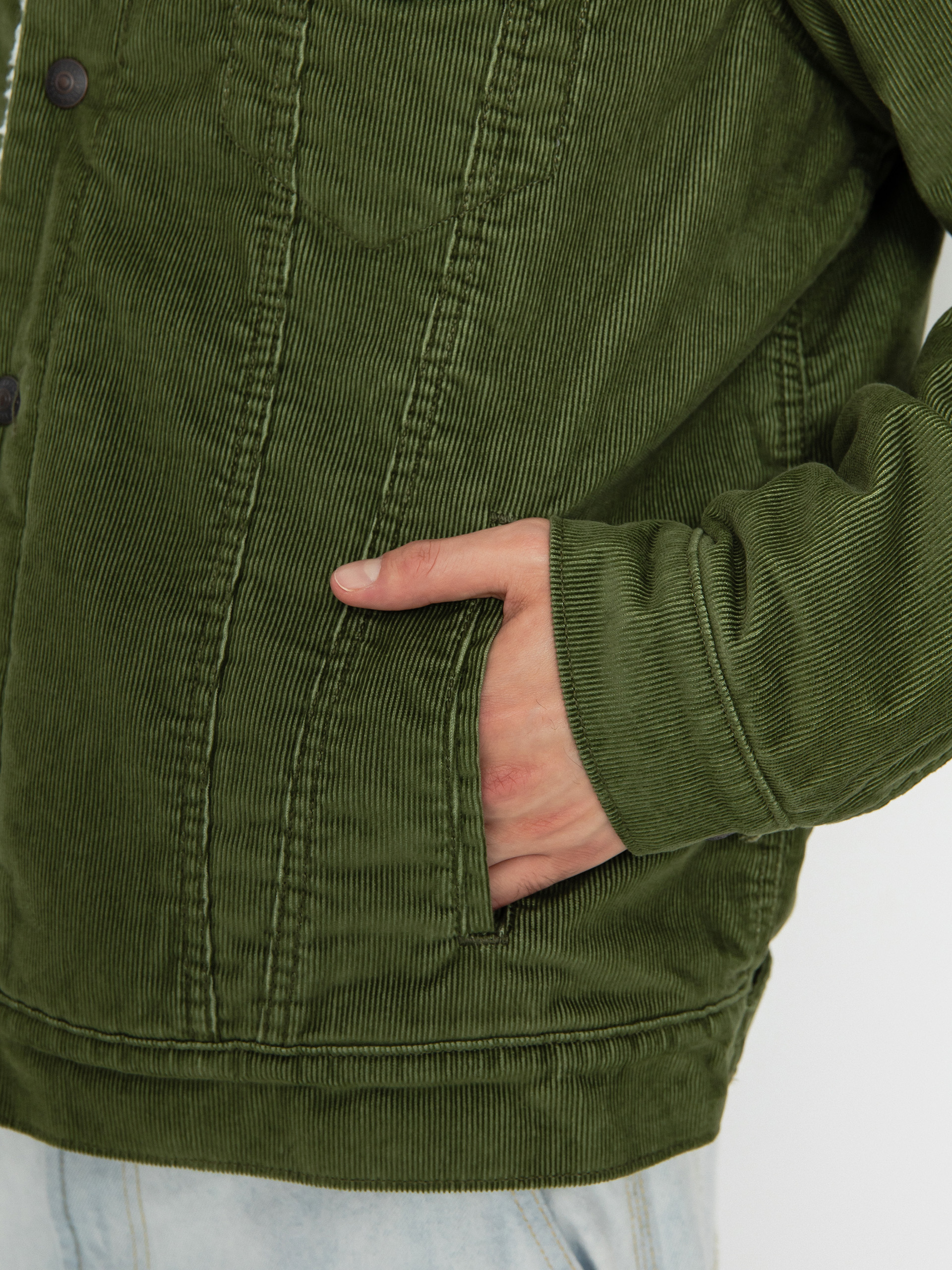 Geacă Levi's® Type 3 Sherpa Trucker (sea moss cord)