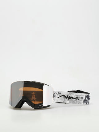 Ochelari pentru snowboard Dragon R1 OTG (bushido/lumalens silver ion/lumalens light rose)