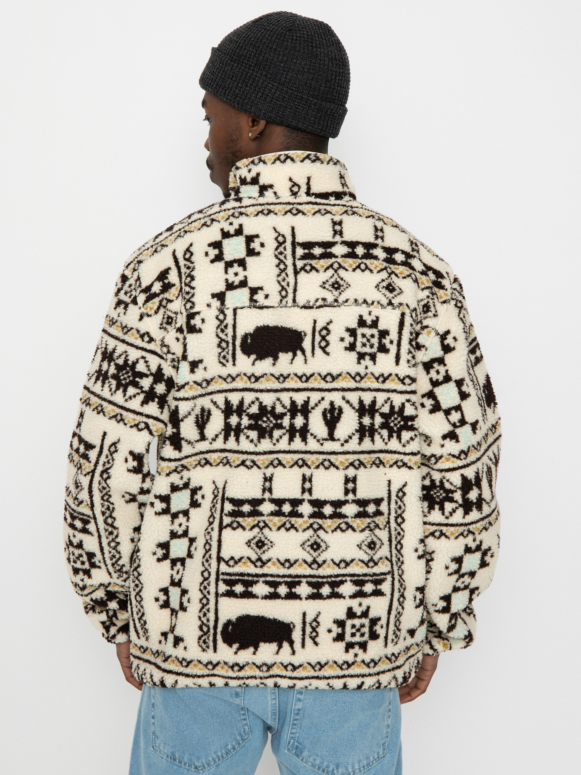 Pentru bărbați Hanorac din fleece Dickies Hays Quarter Zip (nordic aop lb)