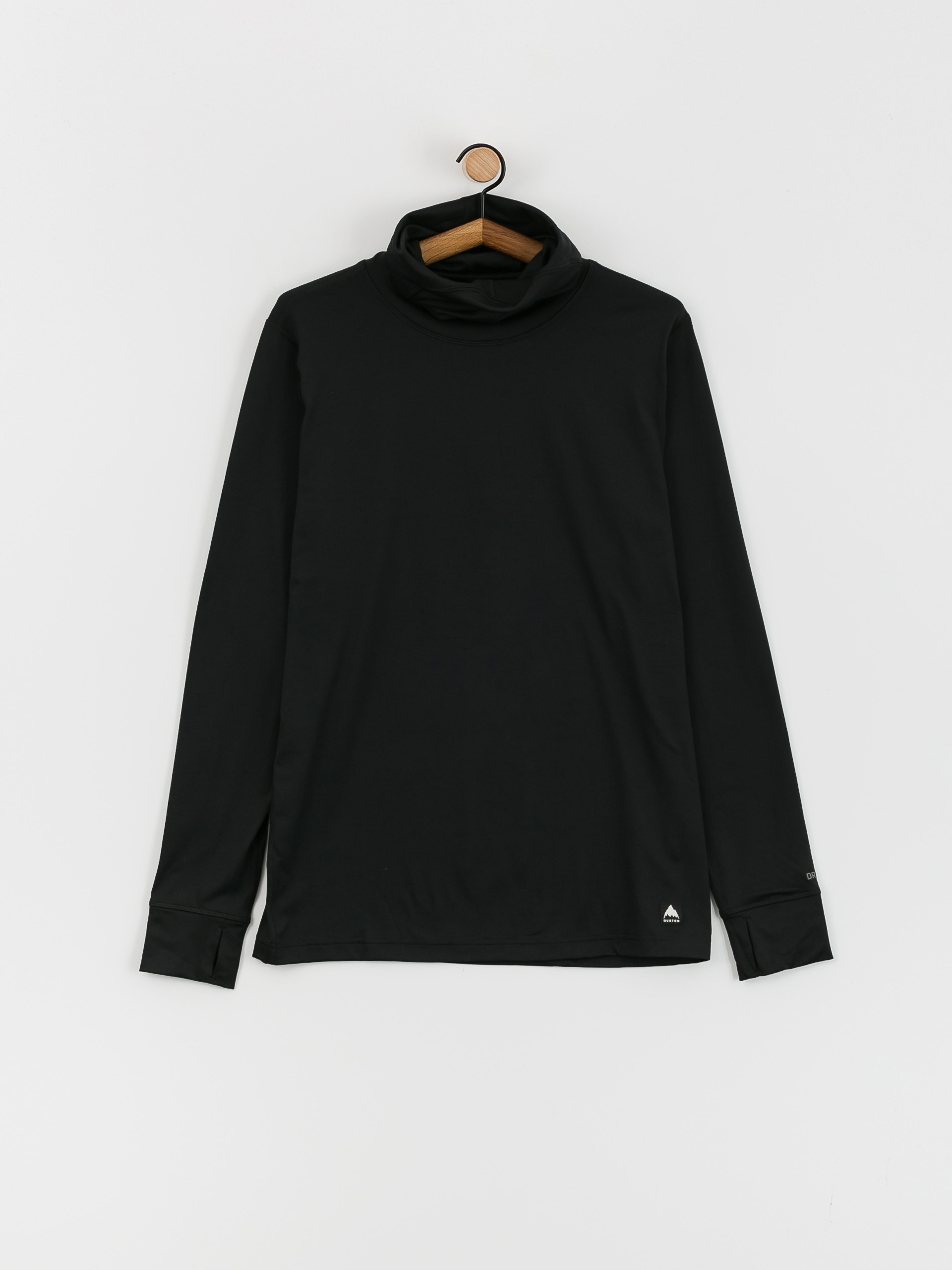 Pentru bărbați Longsleeve Burton Midweight Base Layer Long Neck (true black)