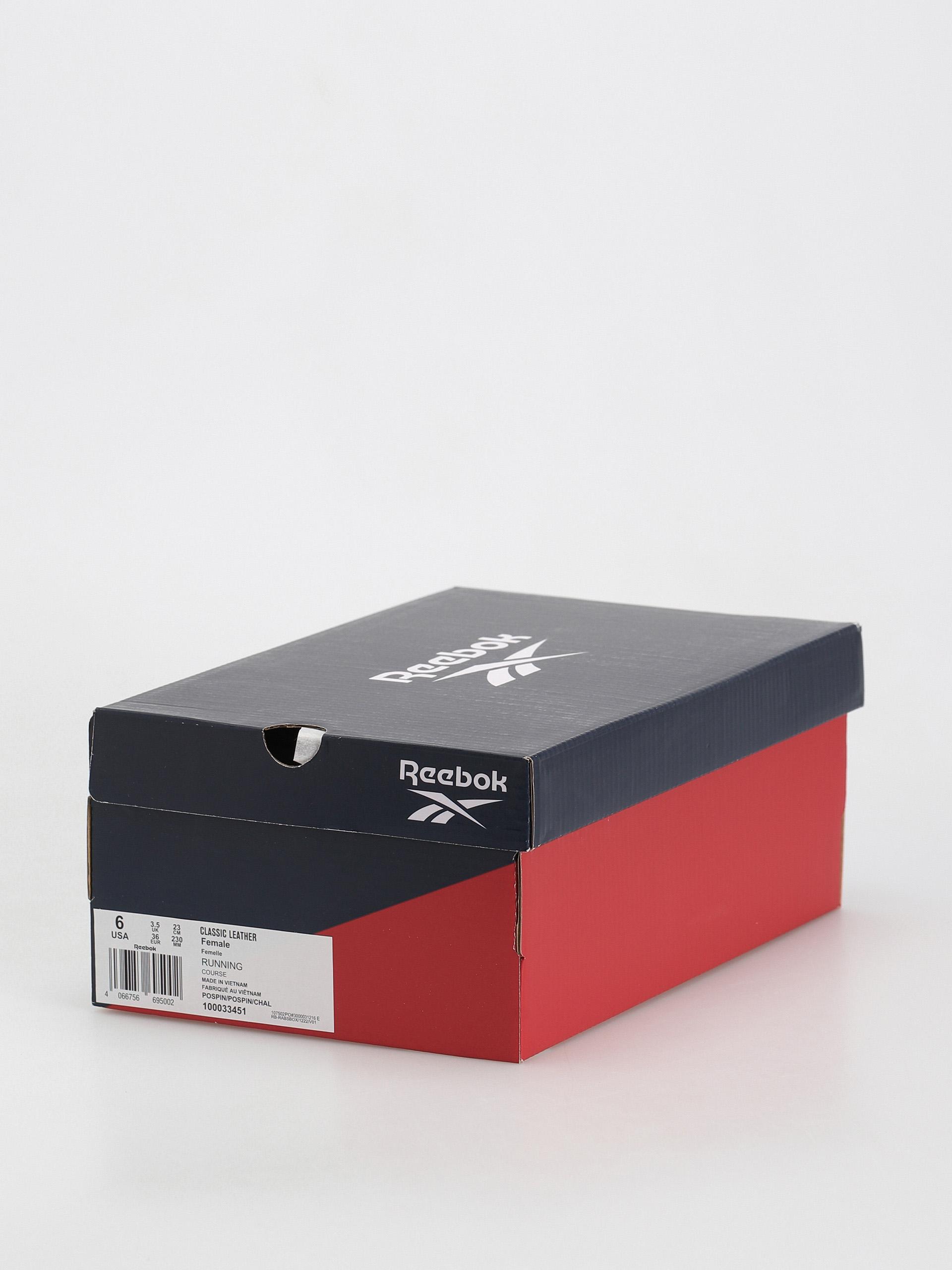 Pantofi Reebok Classic Leather Wmn (pospin/pospin/chalk)