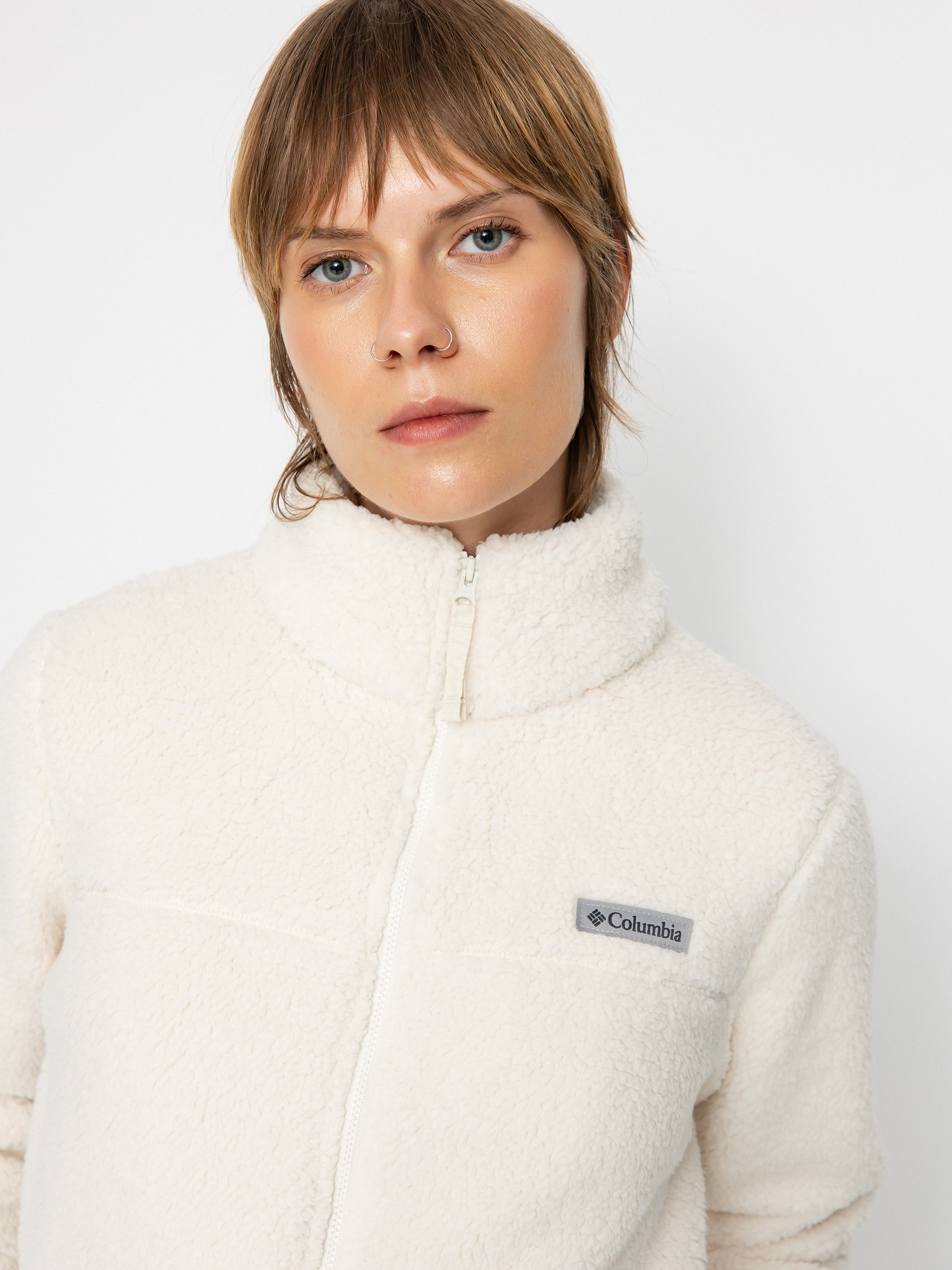 Pentru femei Hanorac din fleece Columbia West Bend (chalk)