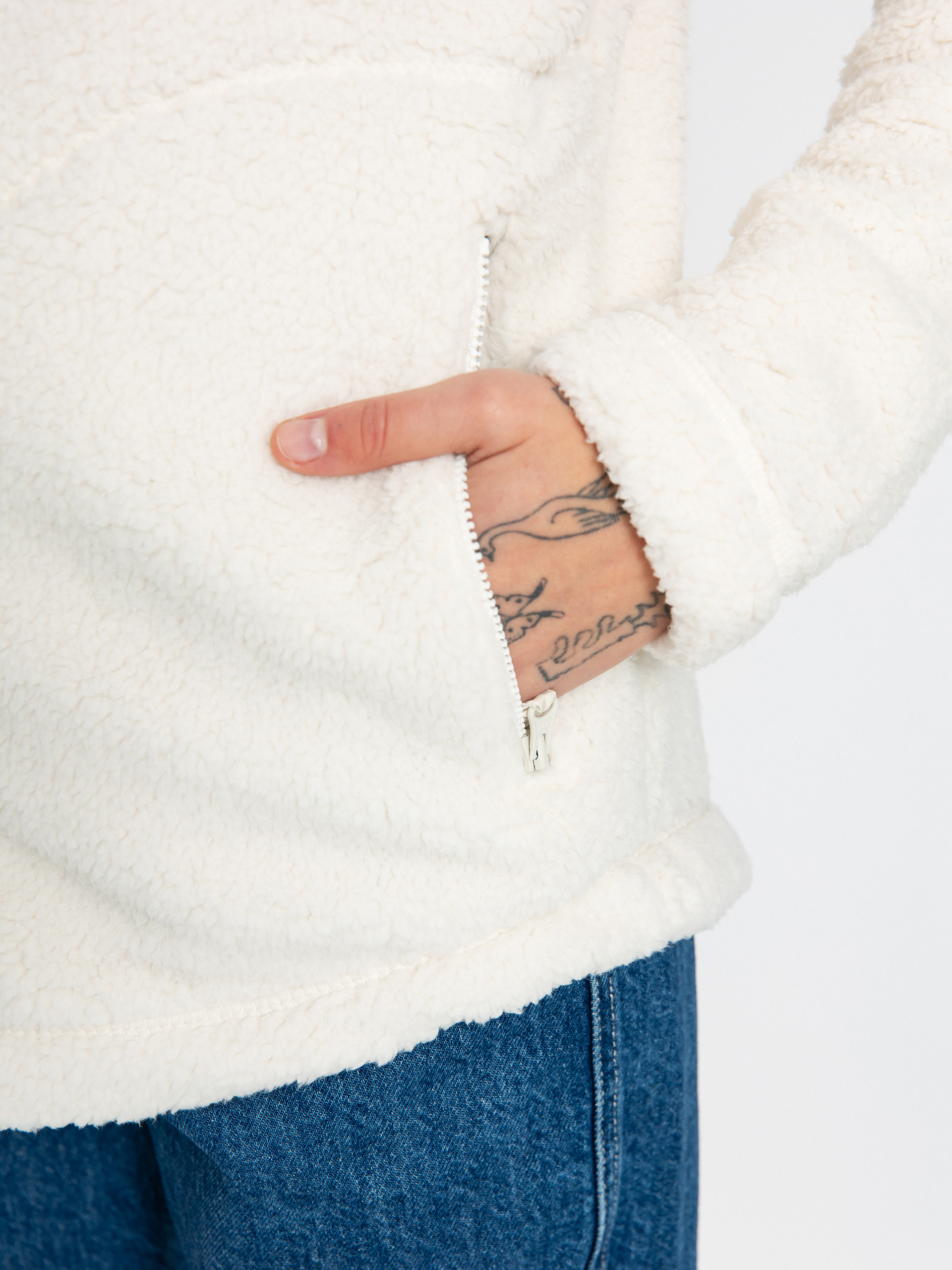 Pentru femei Hanorac din fleece Columbia West Bend (chalk)