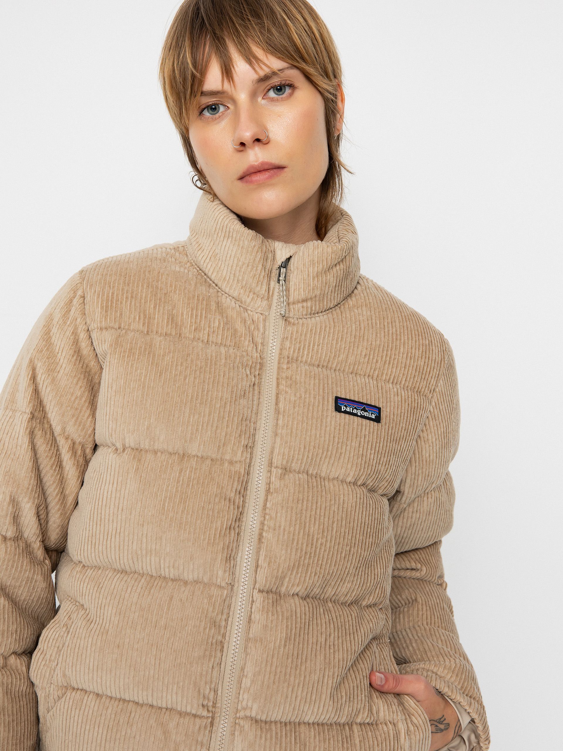 Geacă Patagonia Cord Fjord Wmn (oar tan)