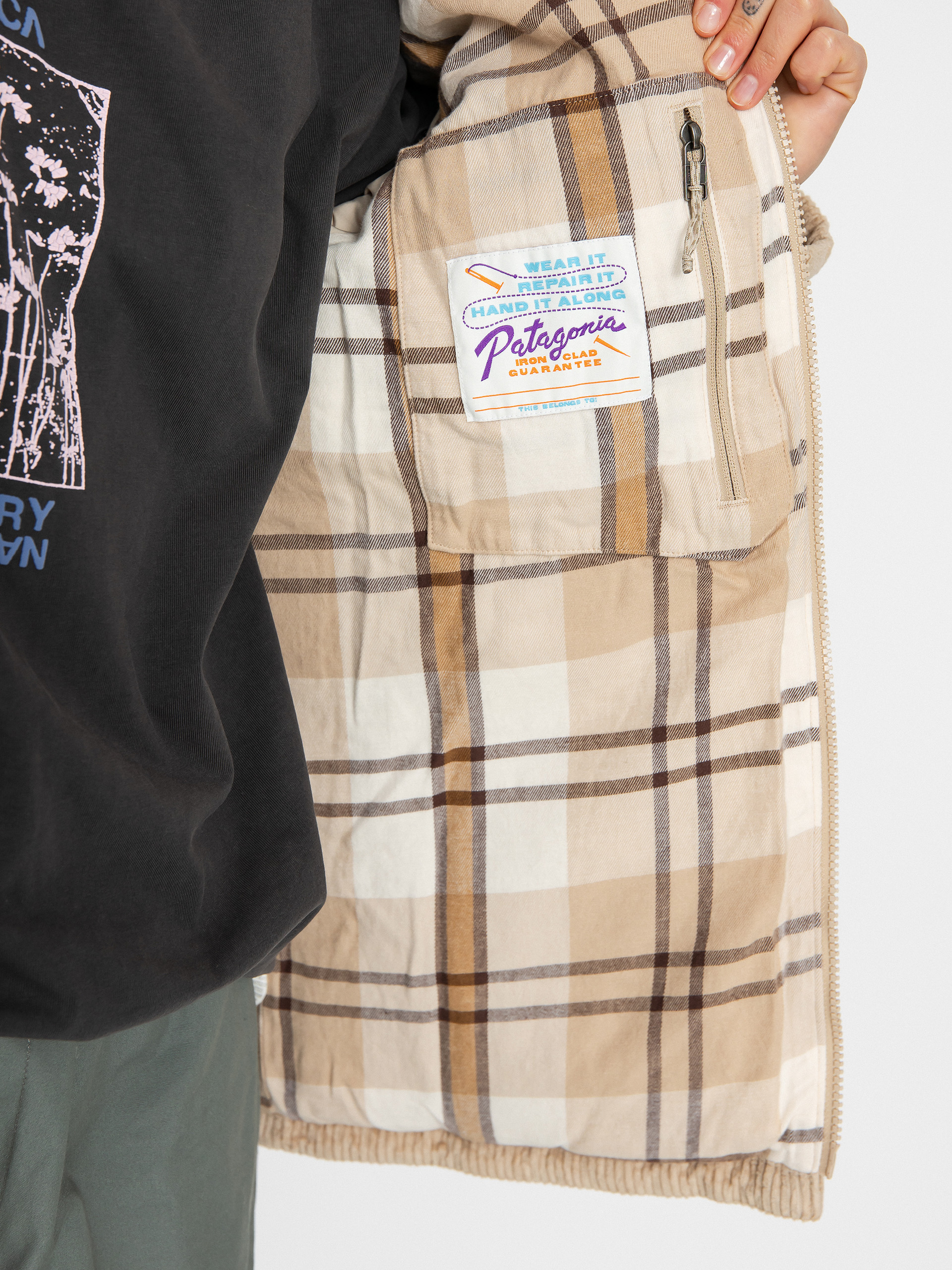 Geacă Patagonia Cord Fjord Wmn (oar tan)