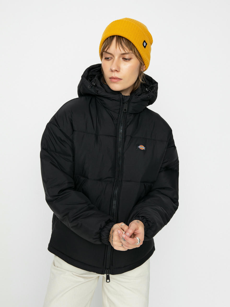 Geacă Dickies Alatna Oversized Puffer Wmn (black)