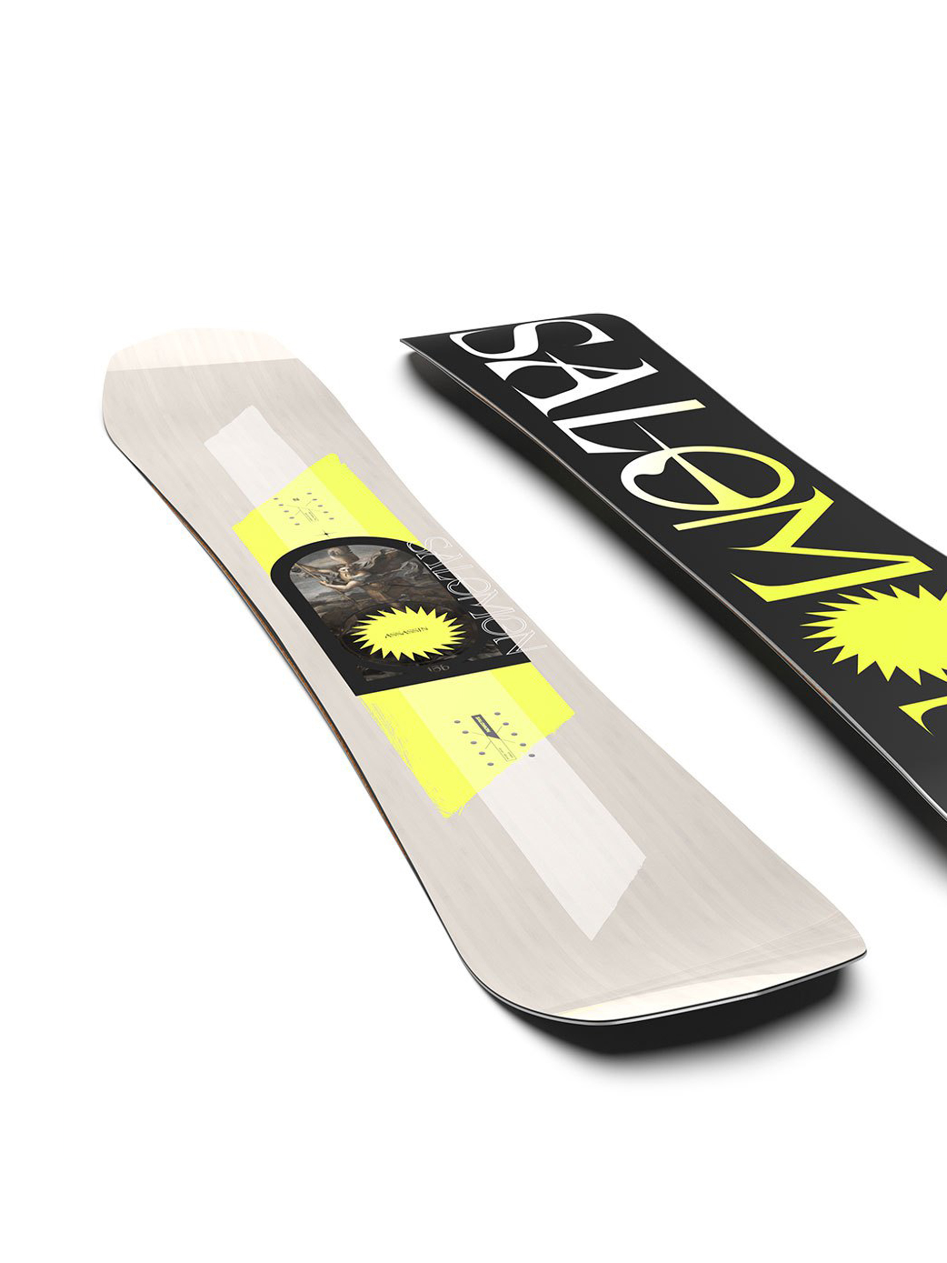 Snowboard Salomon Assassin - alb, gri, multicolor