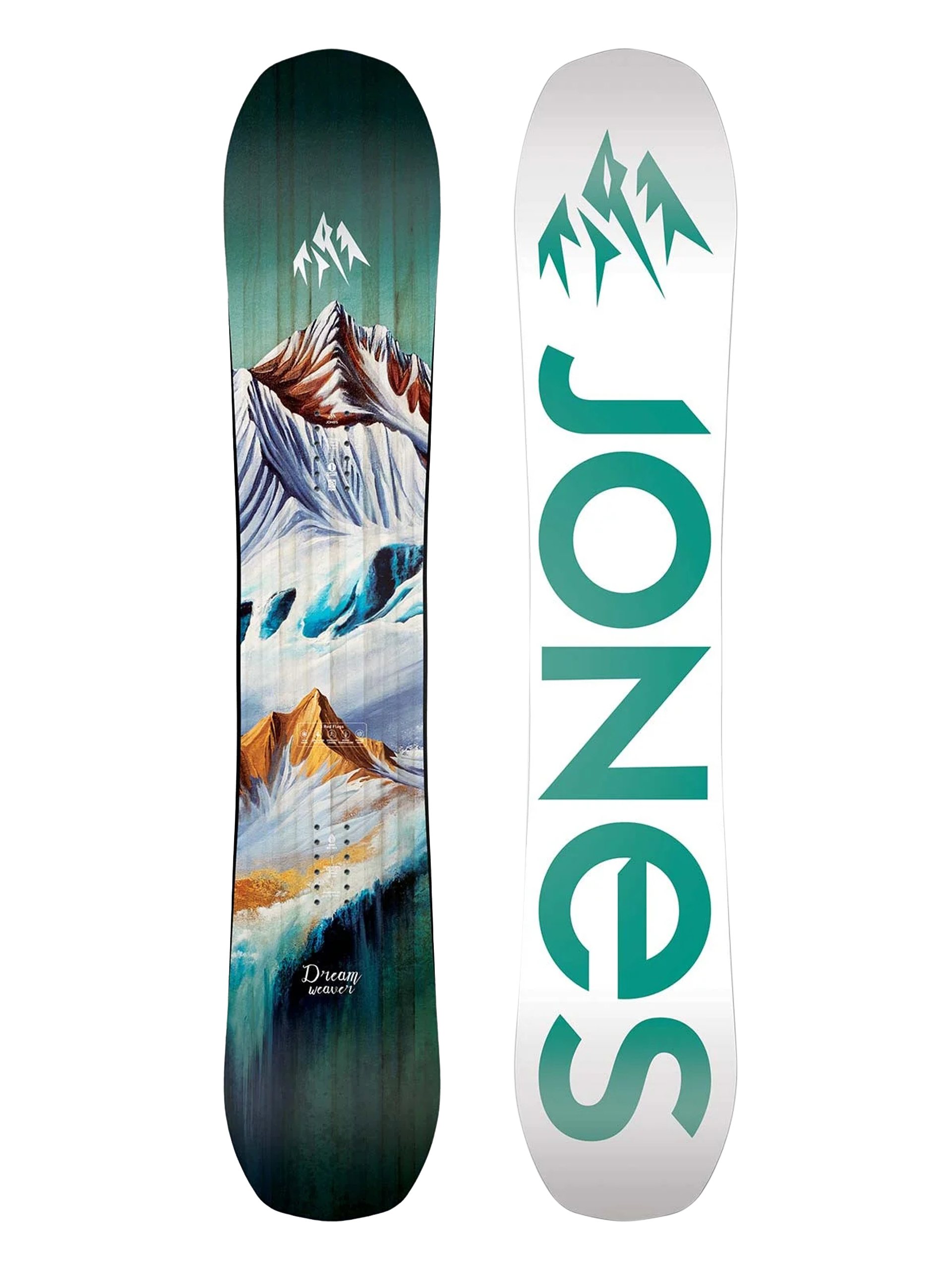 Pentru femei Snowboard Jones Snowboards Dream Weaver (white/mint)