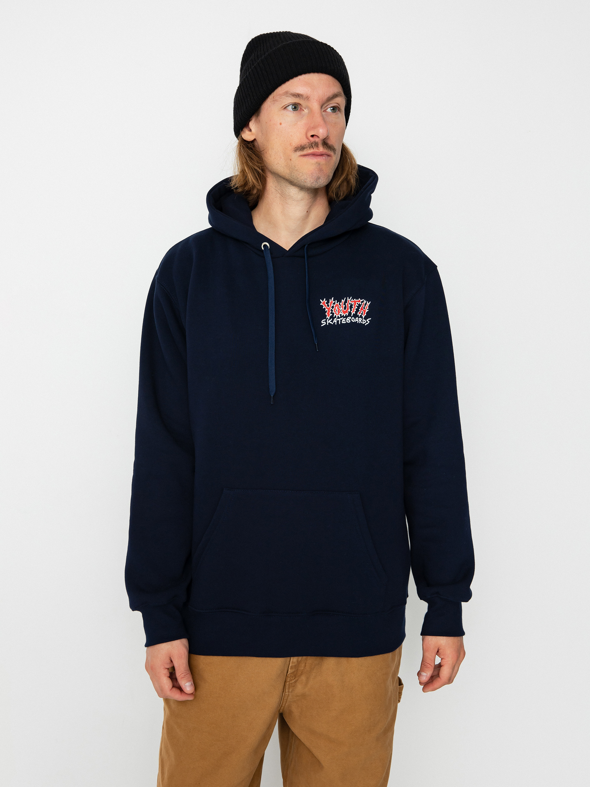 Hanorac cu glugă Youth Skateboards Bummers Logo HD (navy)