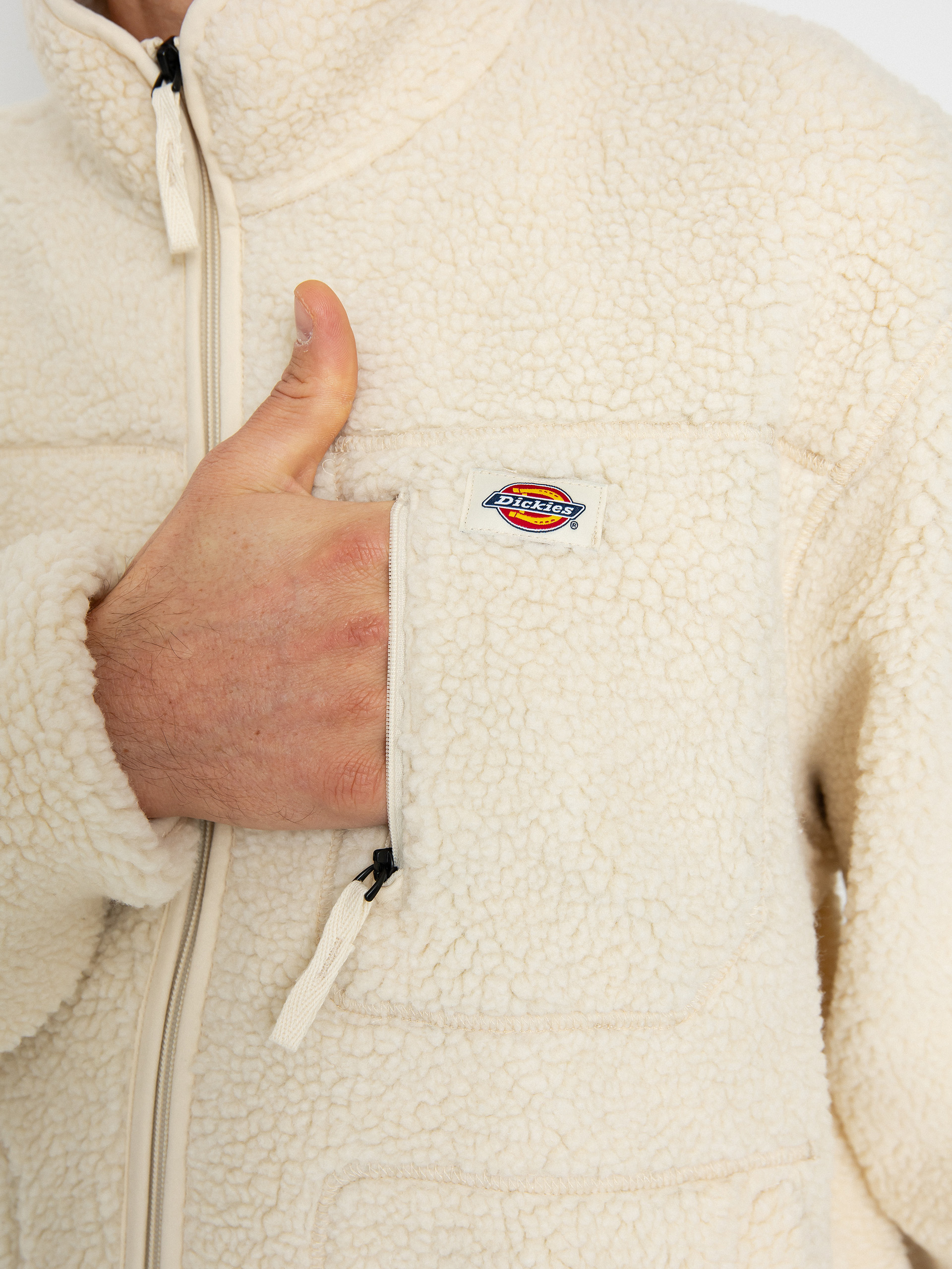 Pentru bărbați Hanorac din fleece Dickies Mount Hope (whitecap gray)