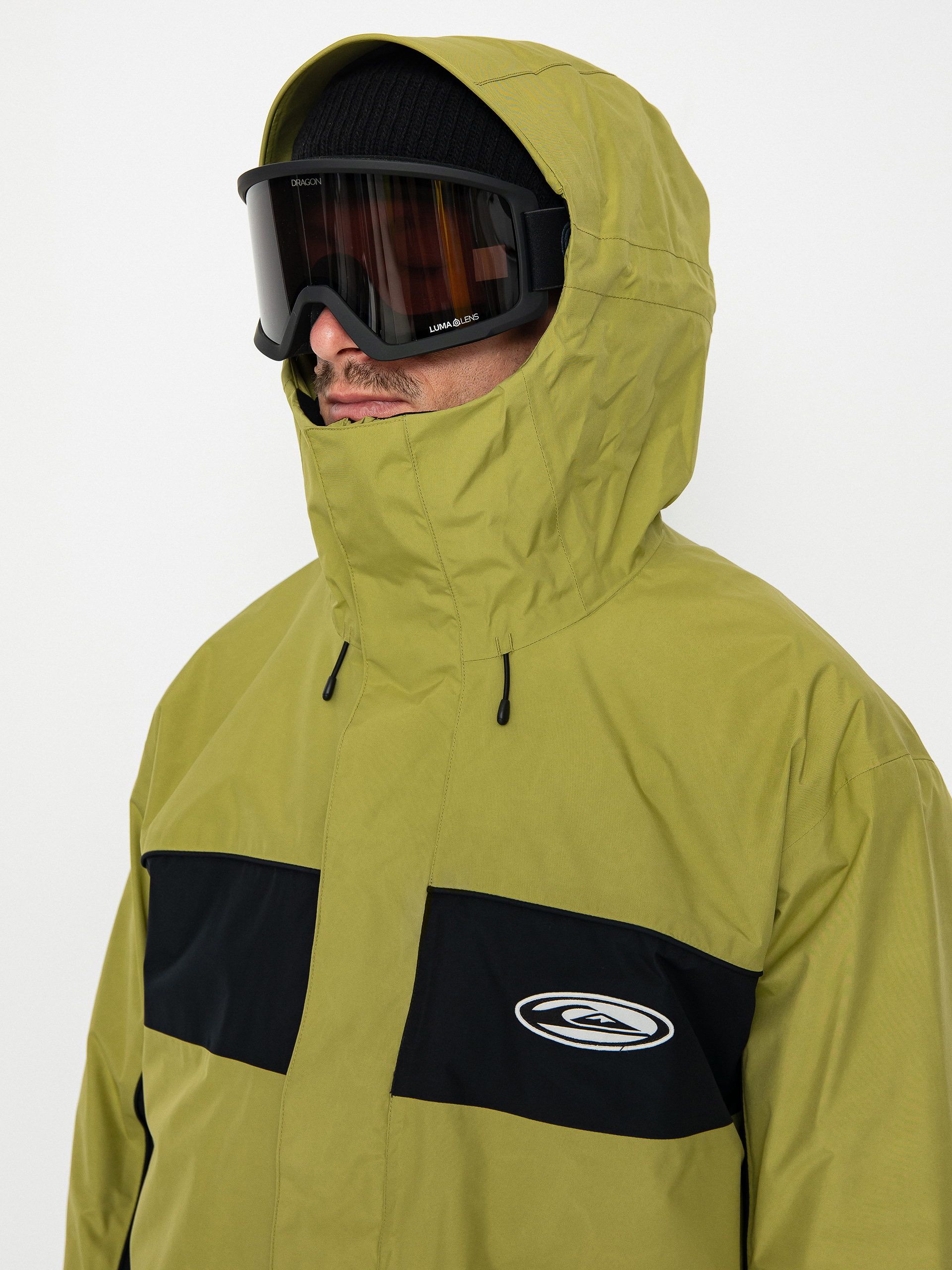 Pentru bărbați Geacă de snowboard Quiksilver High Altitude Gore-Tex (green olive)