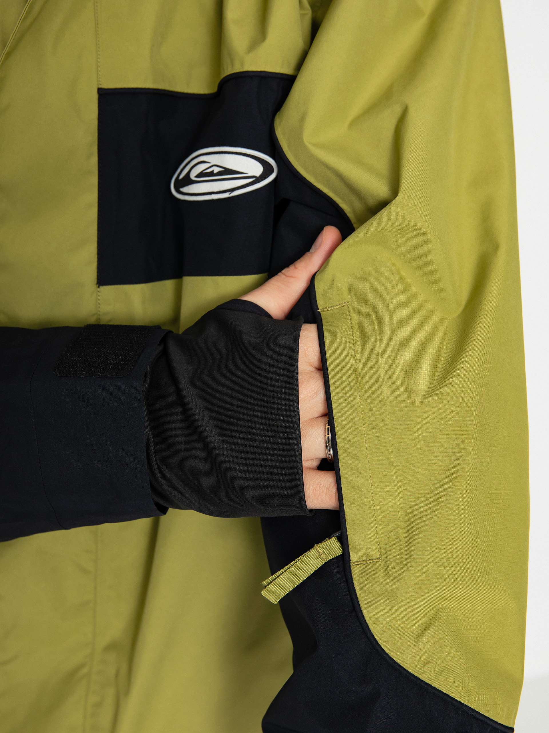 Pentru bărbați Geacă de snowboard Quiksilver High Altitude Gore-Tex (green olive)