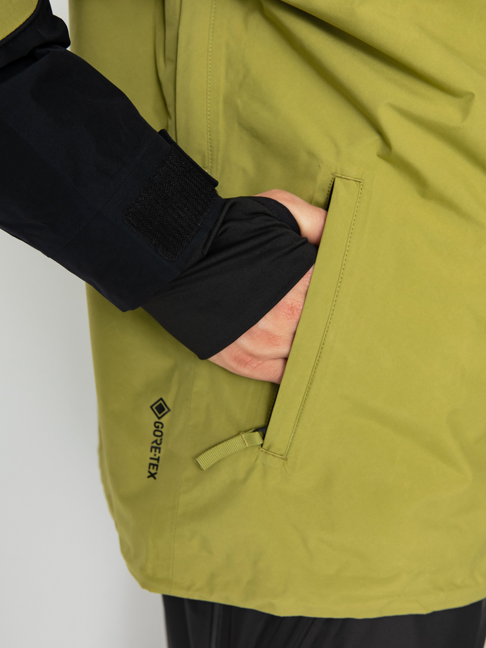 Pentru bărbați Geacă de snowboard Quiksilver High Altitude Gore-Tex (green olive)