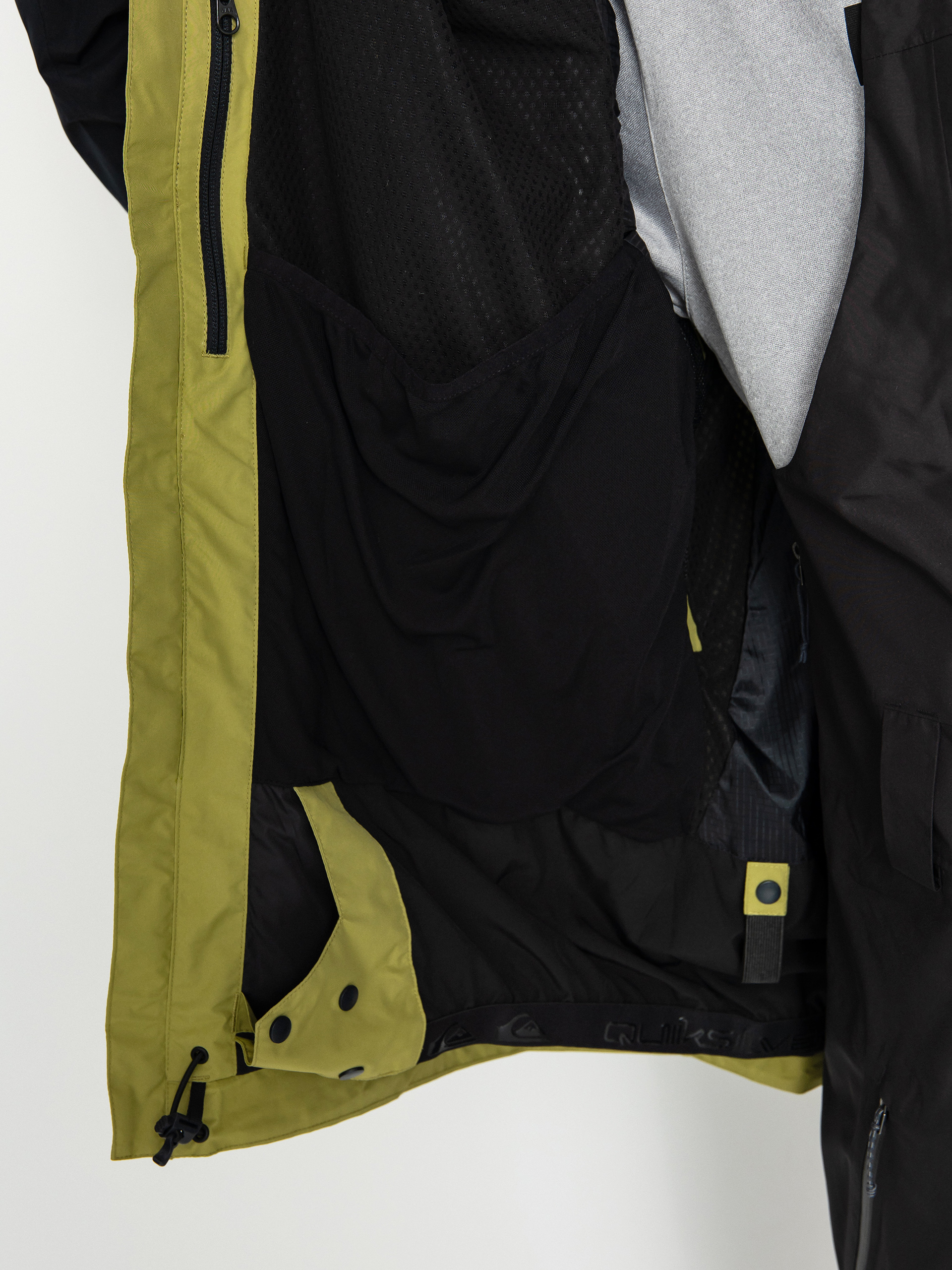 Pentru bărbați Geacă de snowboard Quiksilver High Altitude Gore-Tex (green olive)