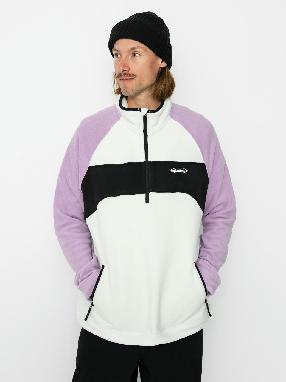 Hanorac din fleece Quiksilver Powder Chaser (nimbus cloud)