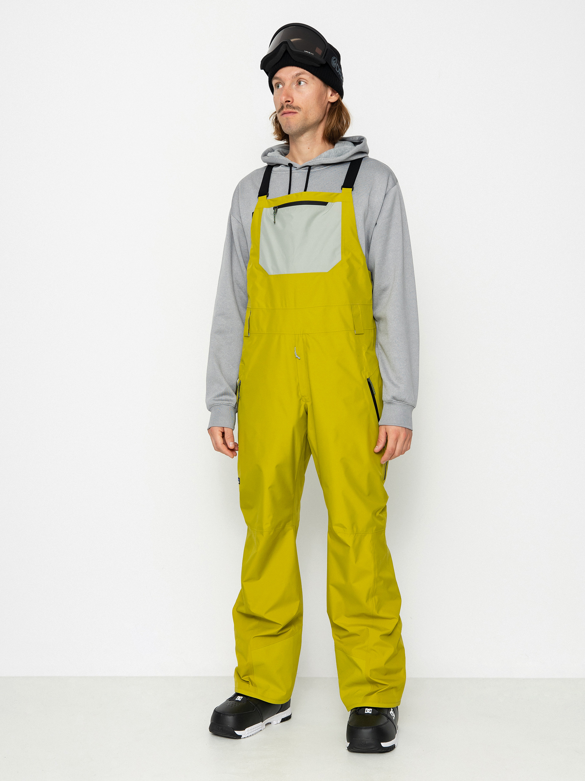 Pentru bărbați Pantaloni pentru snowboard Patagonia Powder Town Bibs (shrub green)