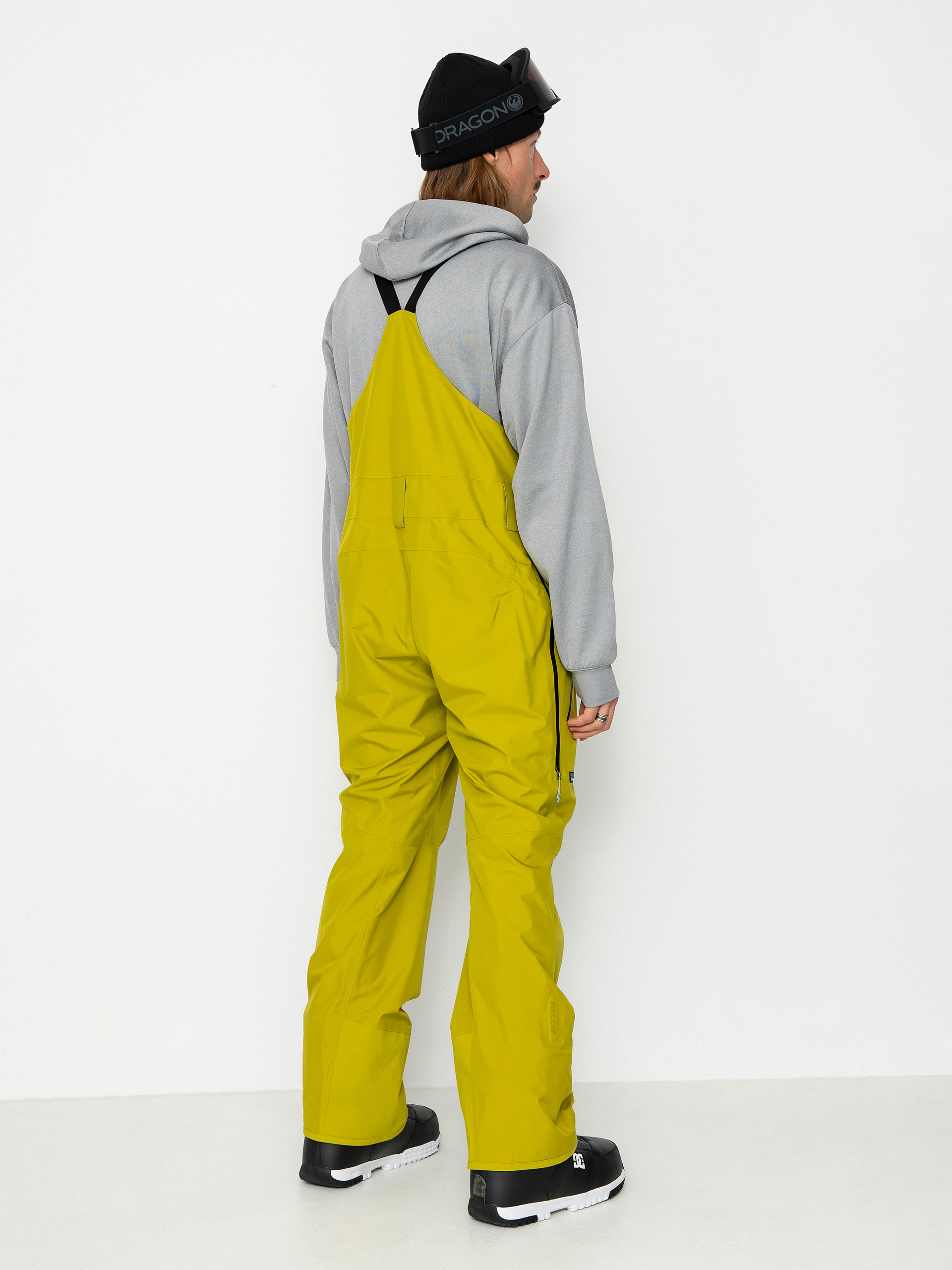 Pentru bărbați Pantaloni pentru snowboard Patagonia Powder Town Bibs (shrub green)