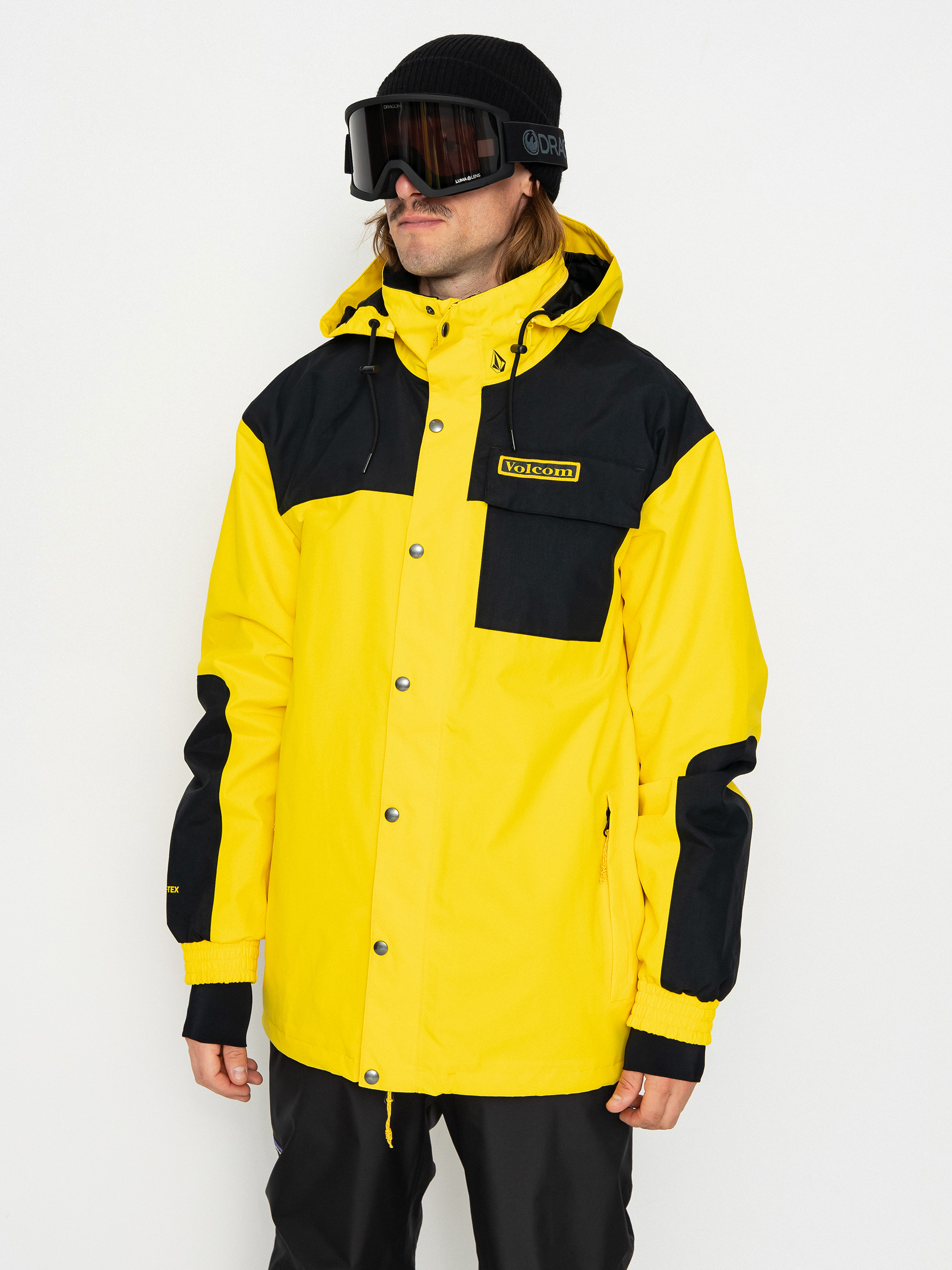 Geacă de snowboard Volcom Longo Gore Tex - galben (bright yellow)