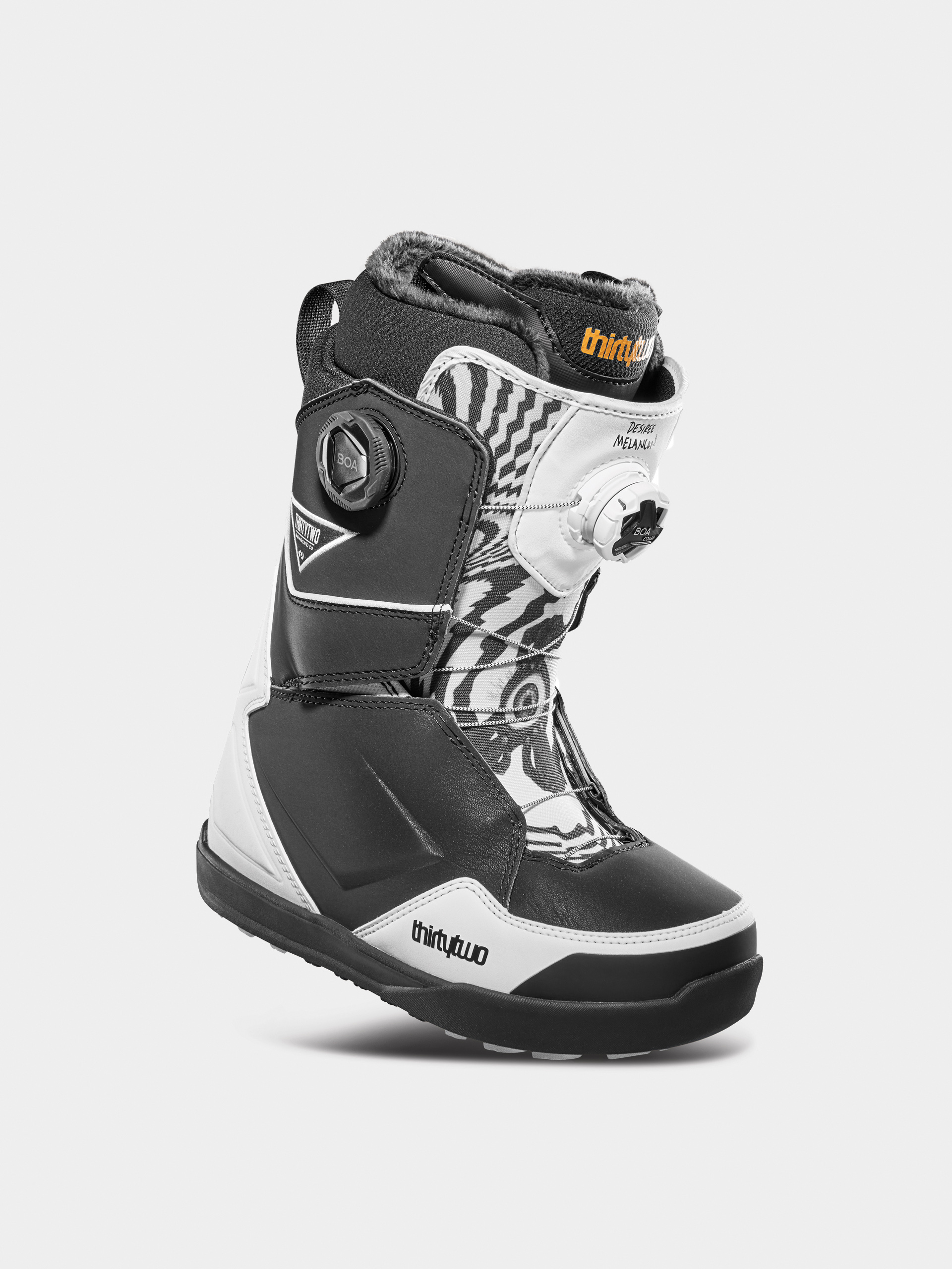 Încălțăminte pentru snowboard ThirtyTwo Lashed Double Boa Melancon Wmn (black/white)