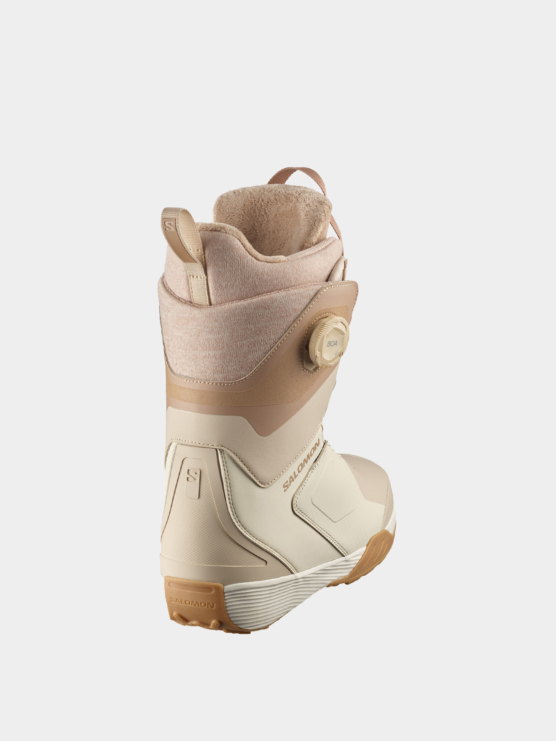 Pentru femei Încălțăminte pentru snowboard Salomon Kiana Dual Boa (naturl/cement/almilk)