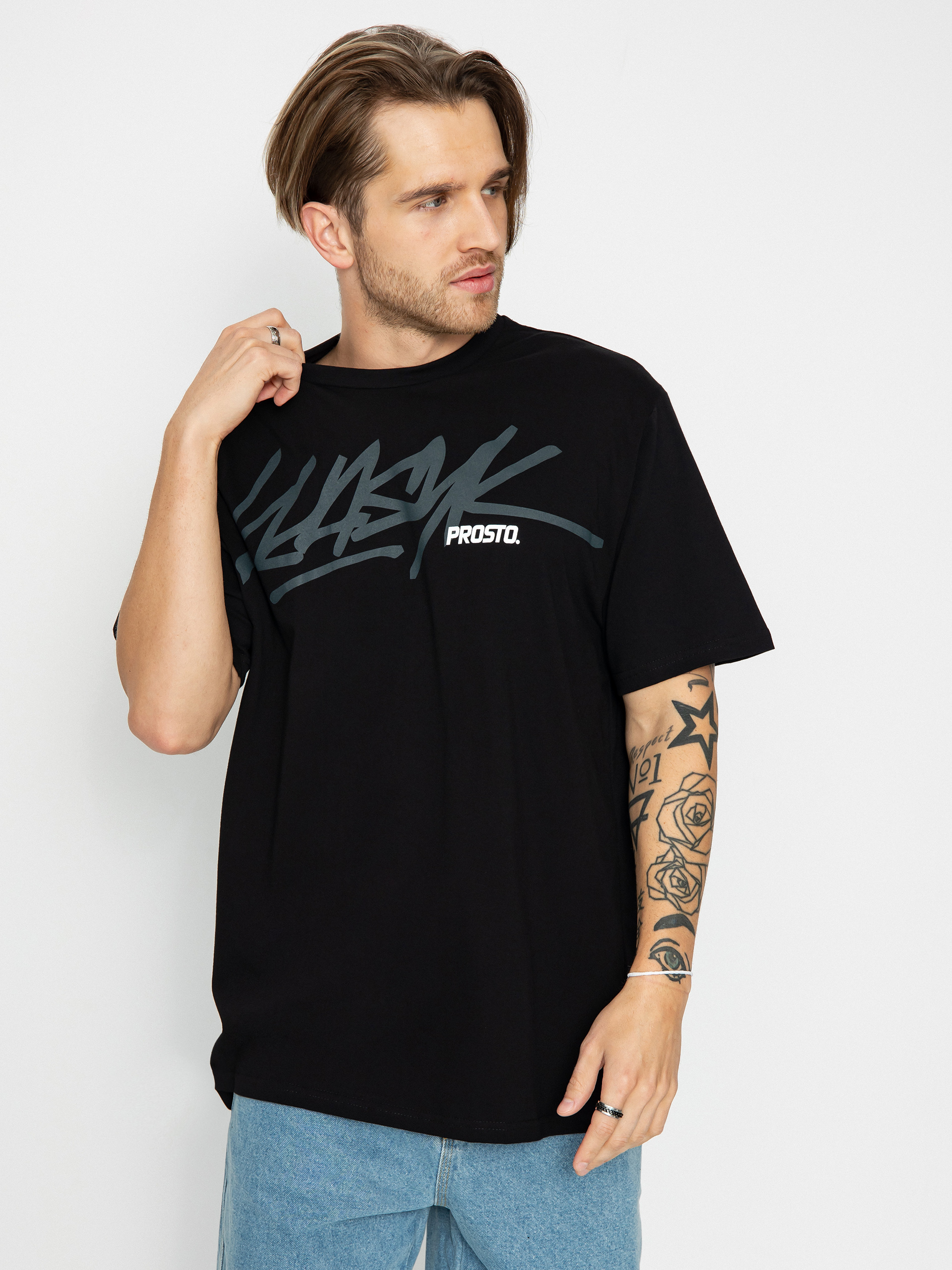Tricou Prosto Fade (black)