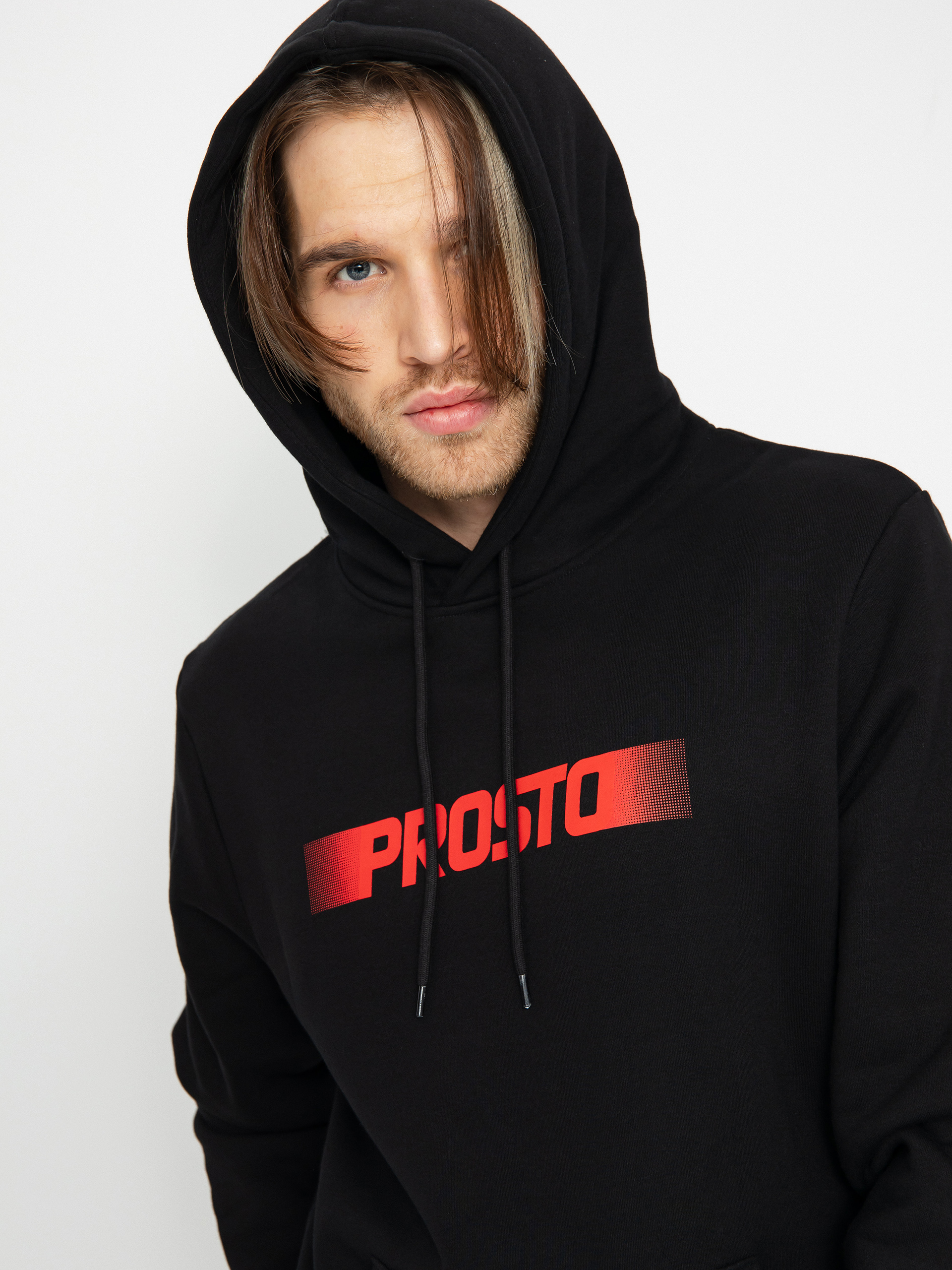 Hanorac cu glugă Prosto Adloot HD (black)