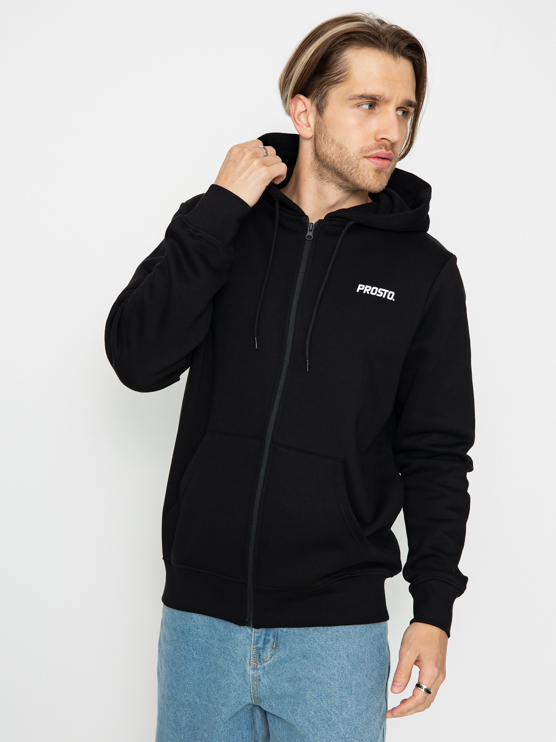 Hanorac cu glugă Prosto Rendot ZHD (black)