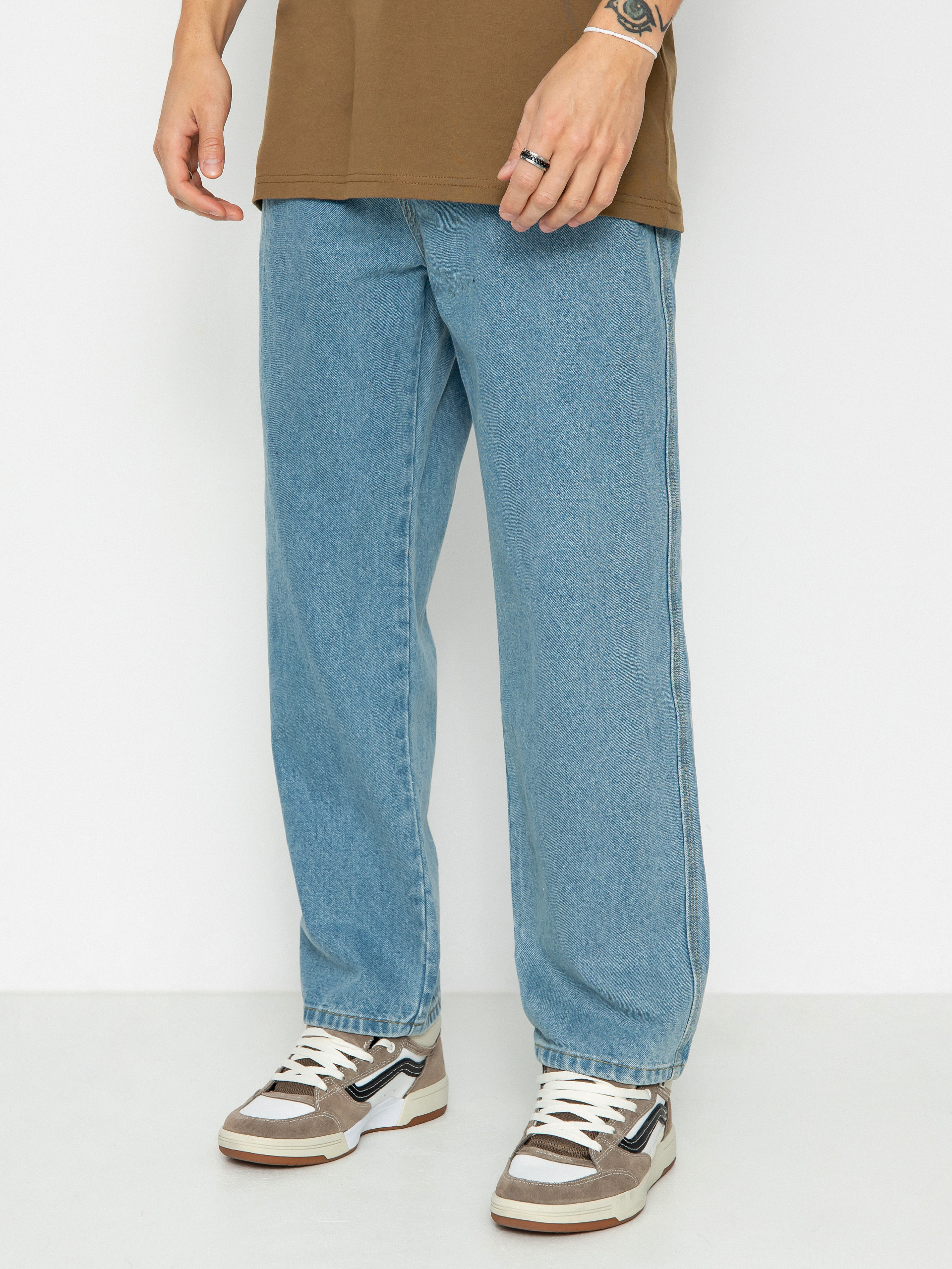 Pantaloni Deus Ex Machina Omaha Relaxed Jean (light stone)