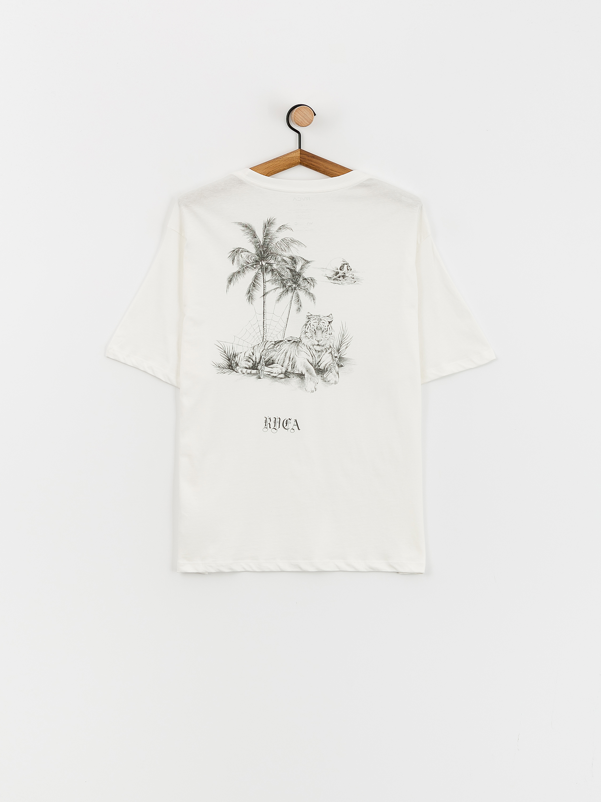 Tricou RVCA Tiger Beach Wmn (vintage white)