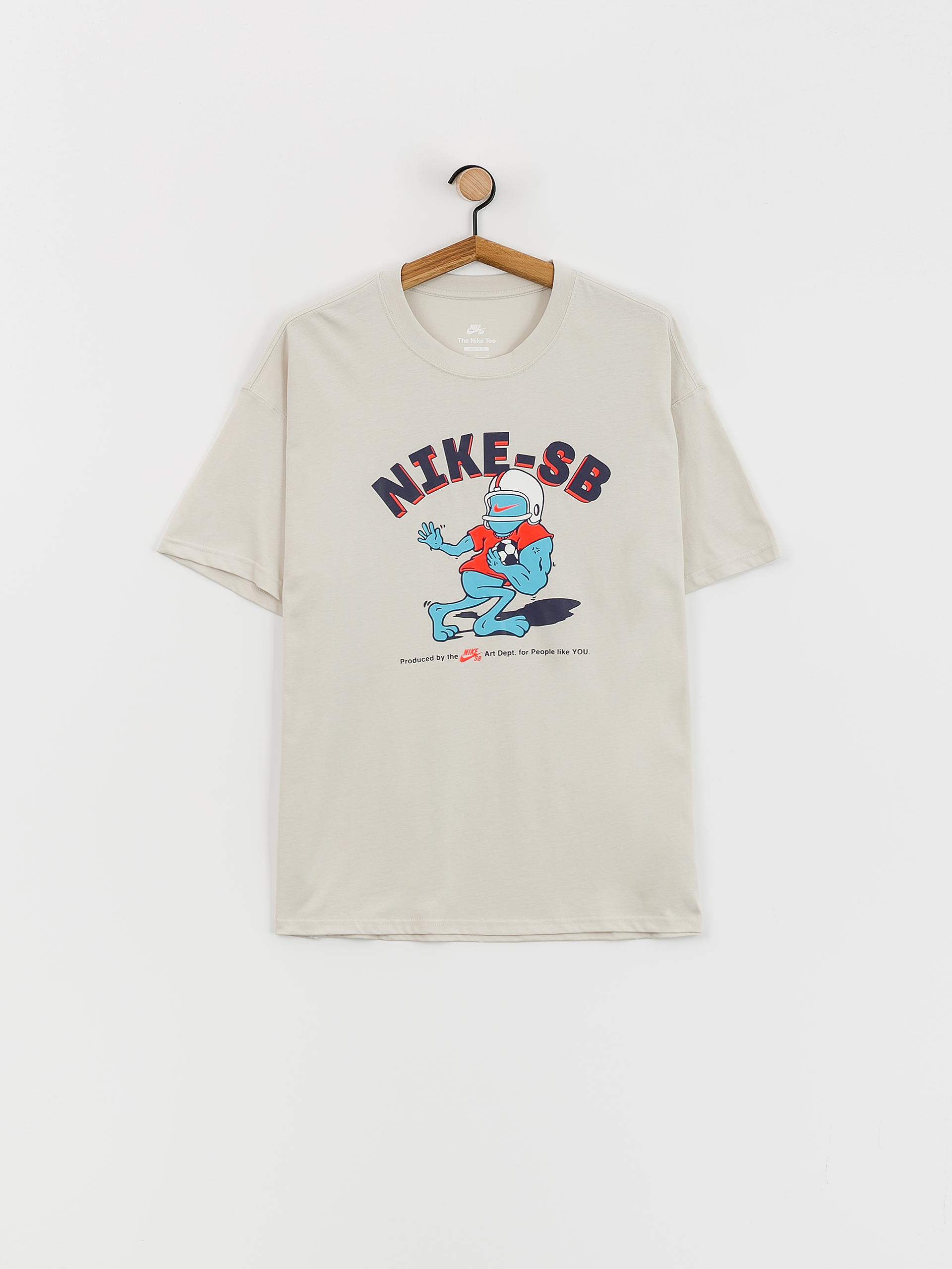 Tricou Nike SB Sports Guy (light bone)