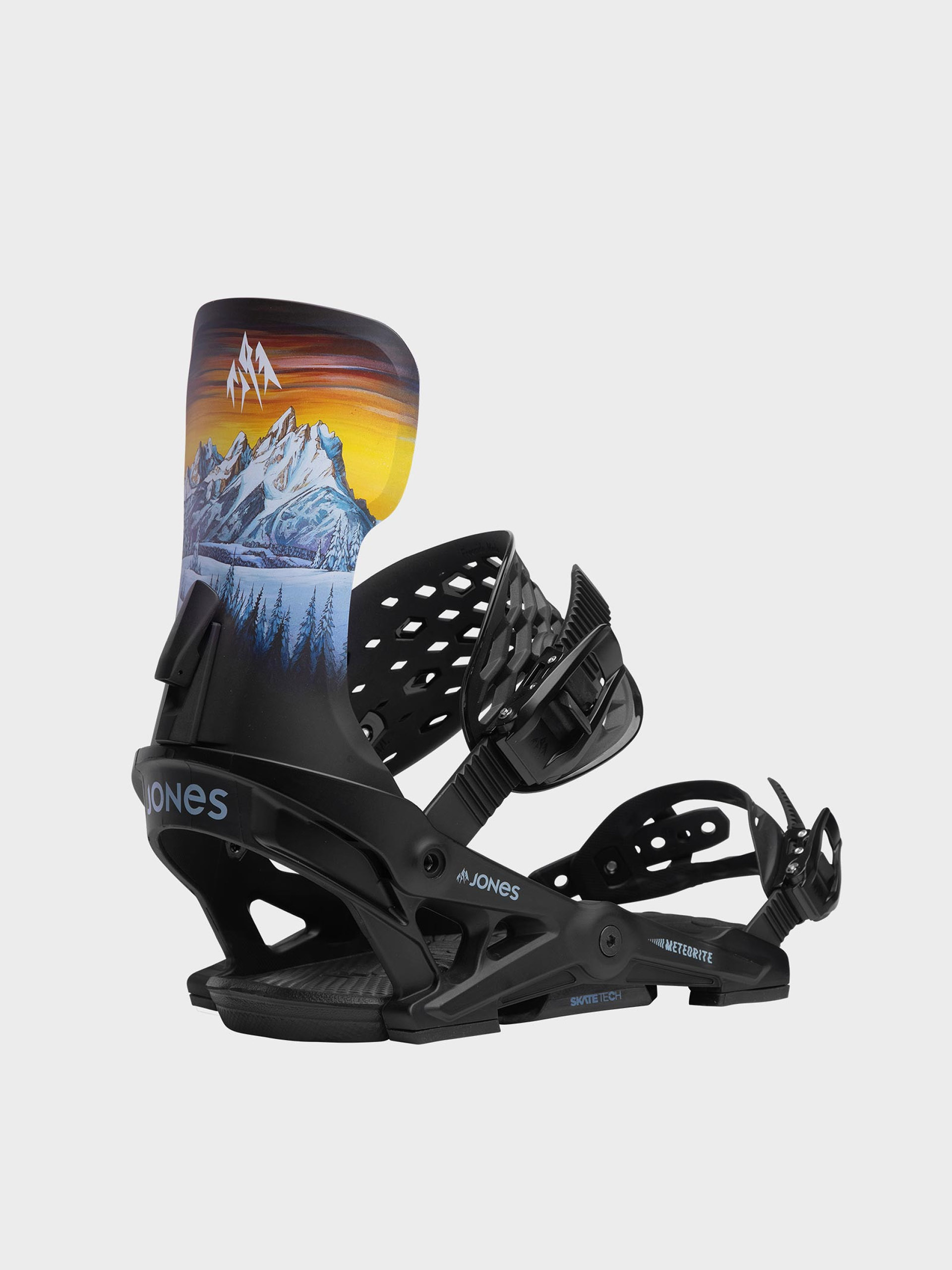 Pentru bărbați Legături pentru snowboard Jones Snowboards Meteorite (black/rp roberts)