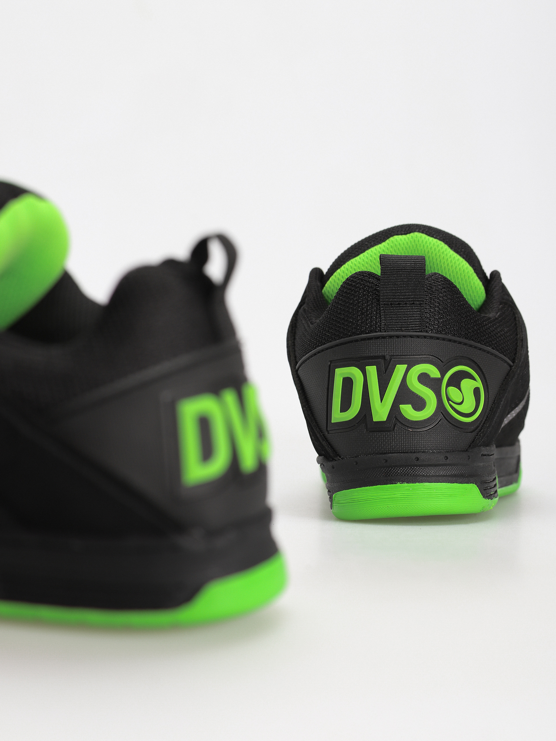 Pantofi DVS Comanche (black charcoal lime nubuck)