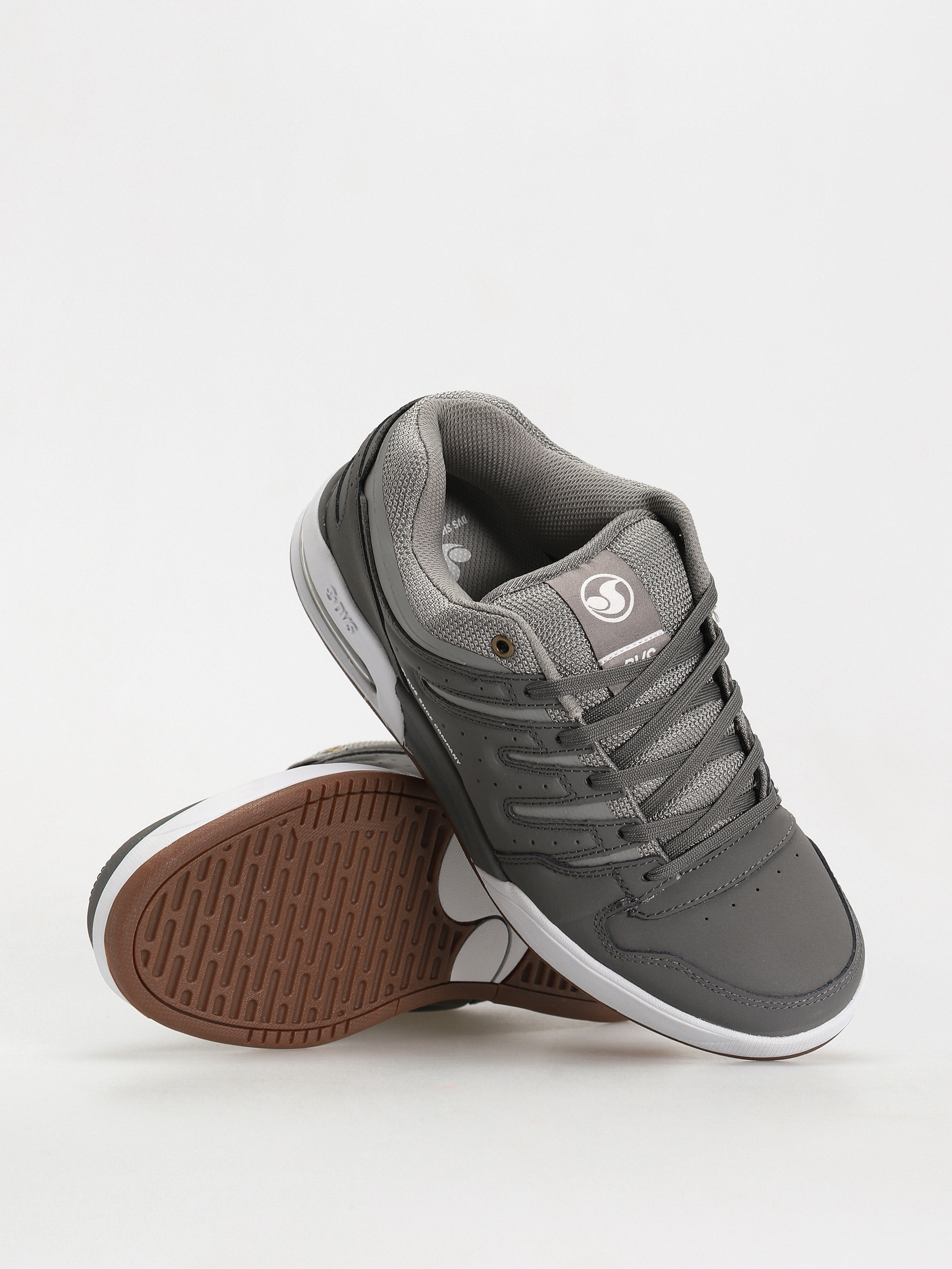 Pantofi DVS Tycho (charcoal gray white nubuck)