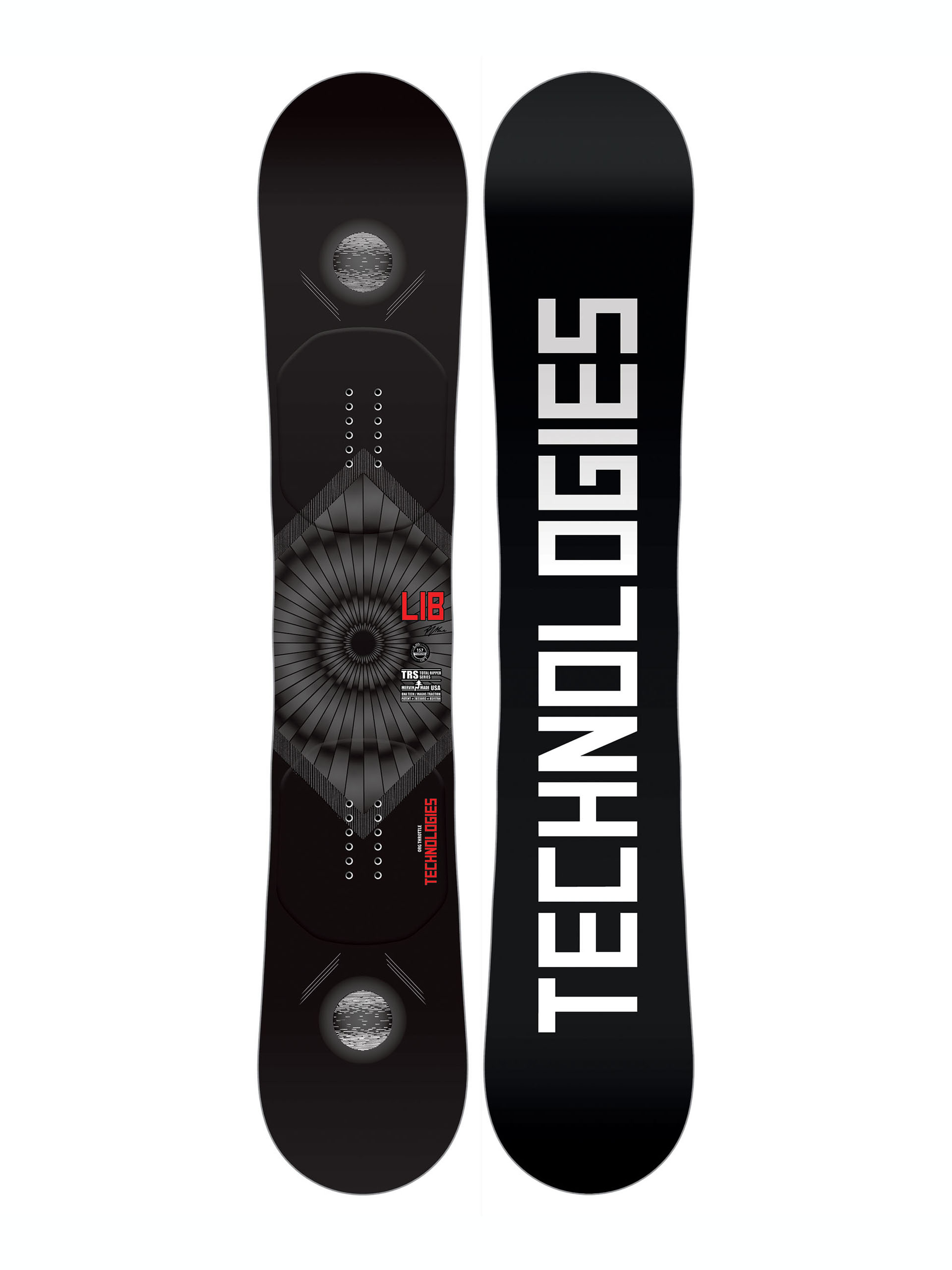 Pentru bărbați Snowboard Lib Tech Trs (black/white)