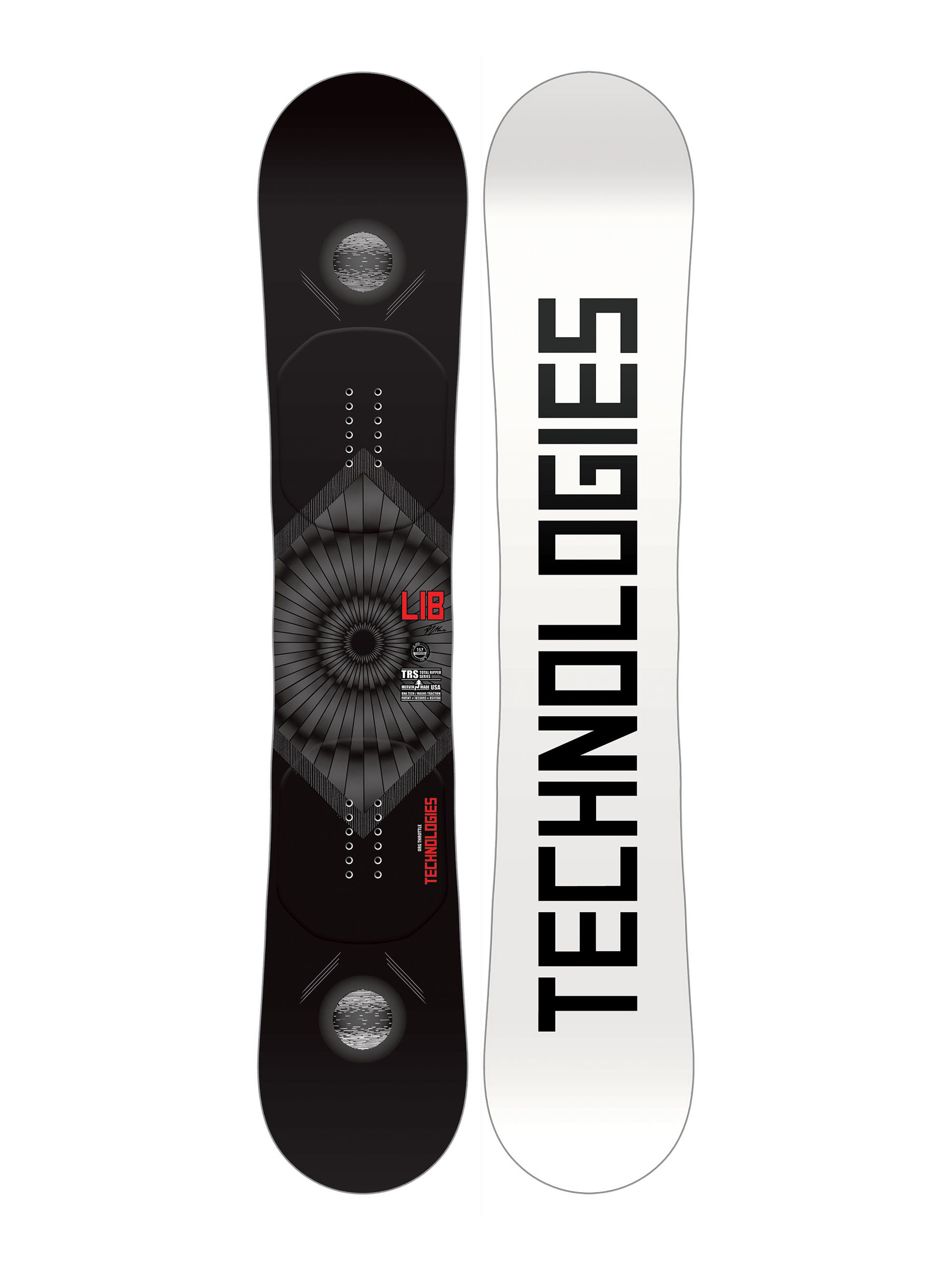 Pentru bărbați Snowboard Lib Tech Trs (white/black)