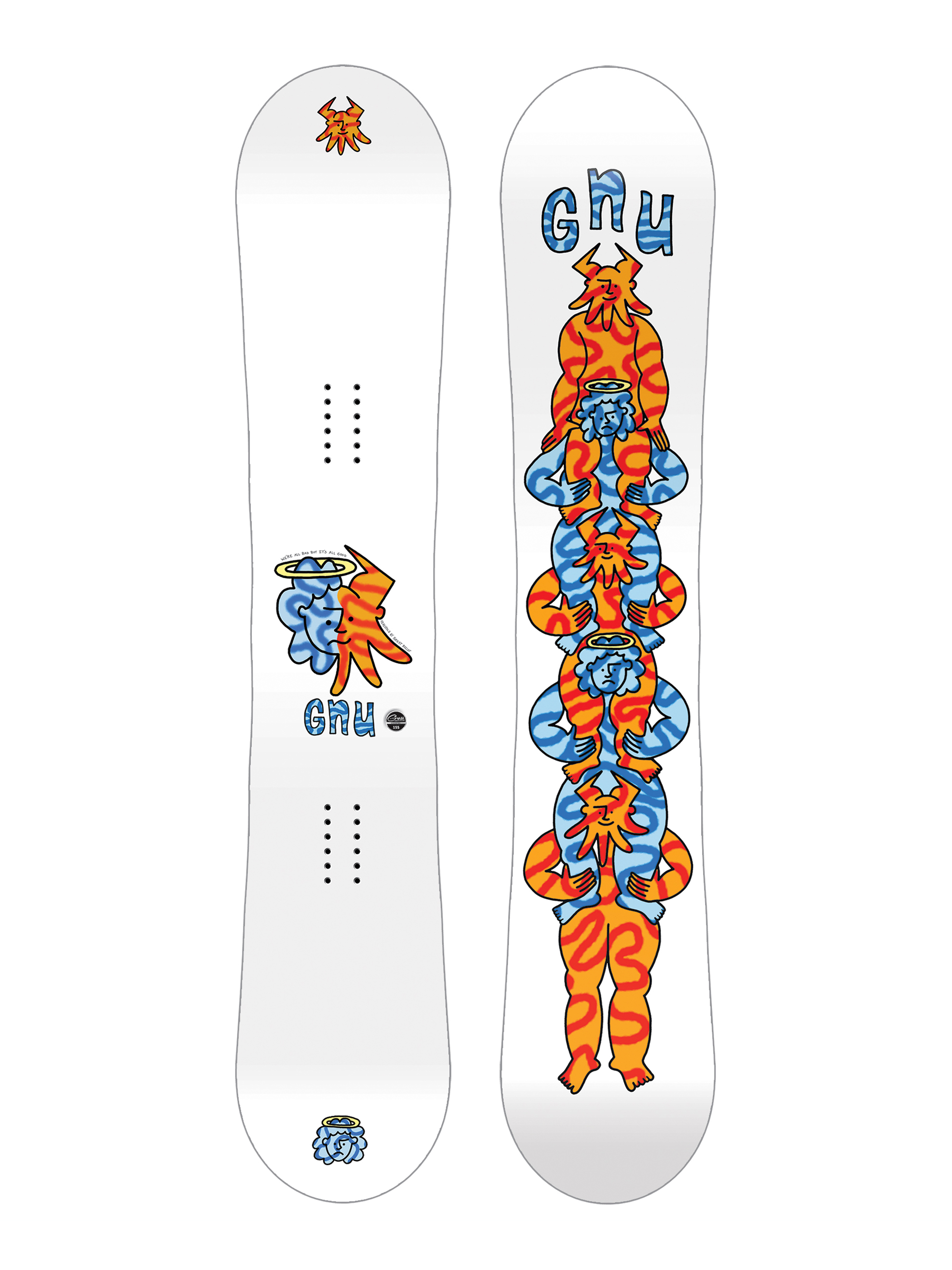 Pentru bărbați Snowboard Gnu Headspace 