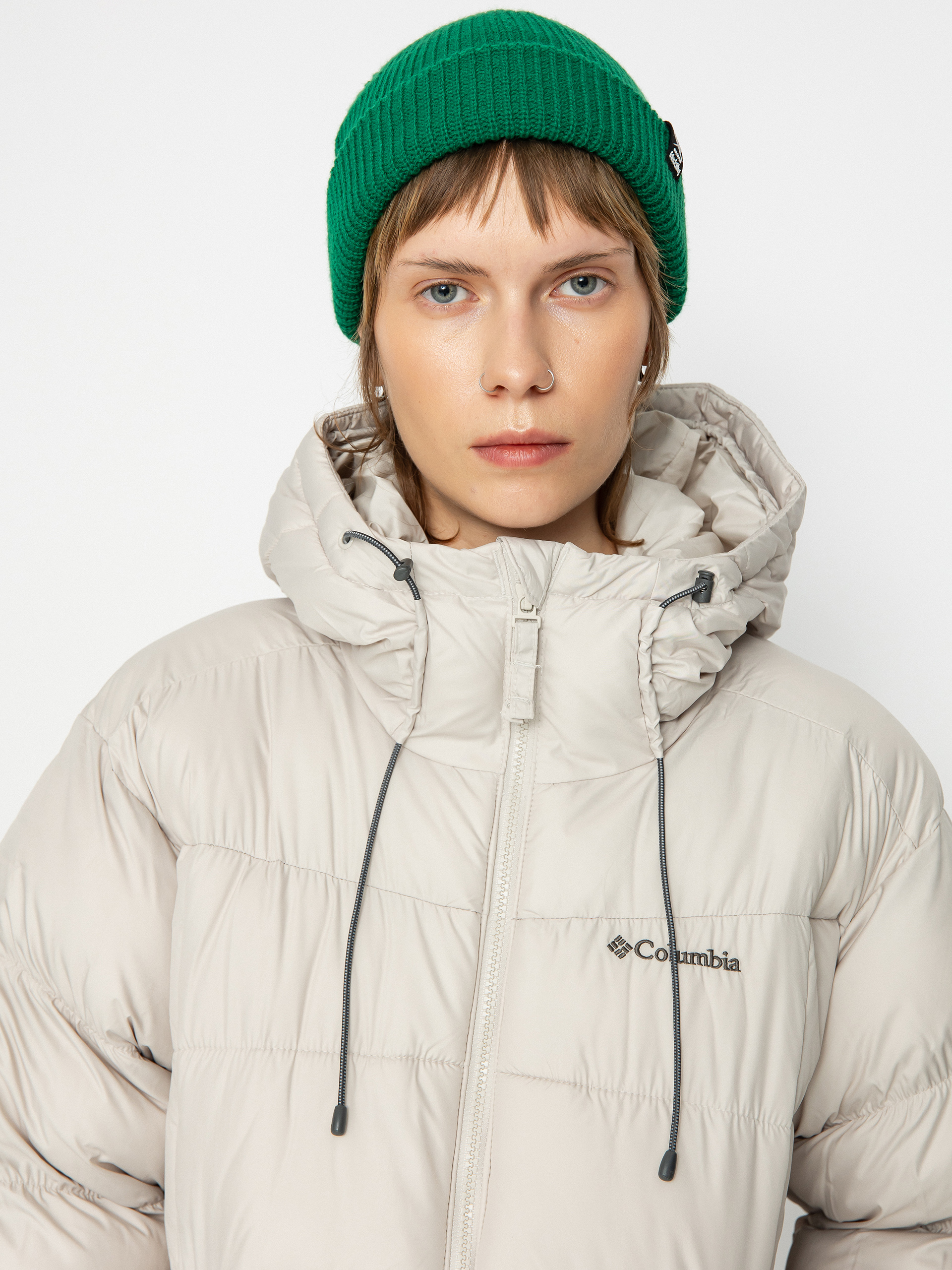 Geacă Columbia Pike Lake II Long Wmn (dark stone)