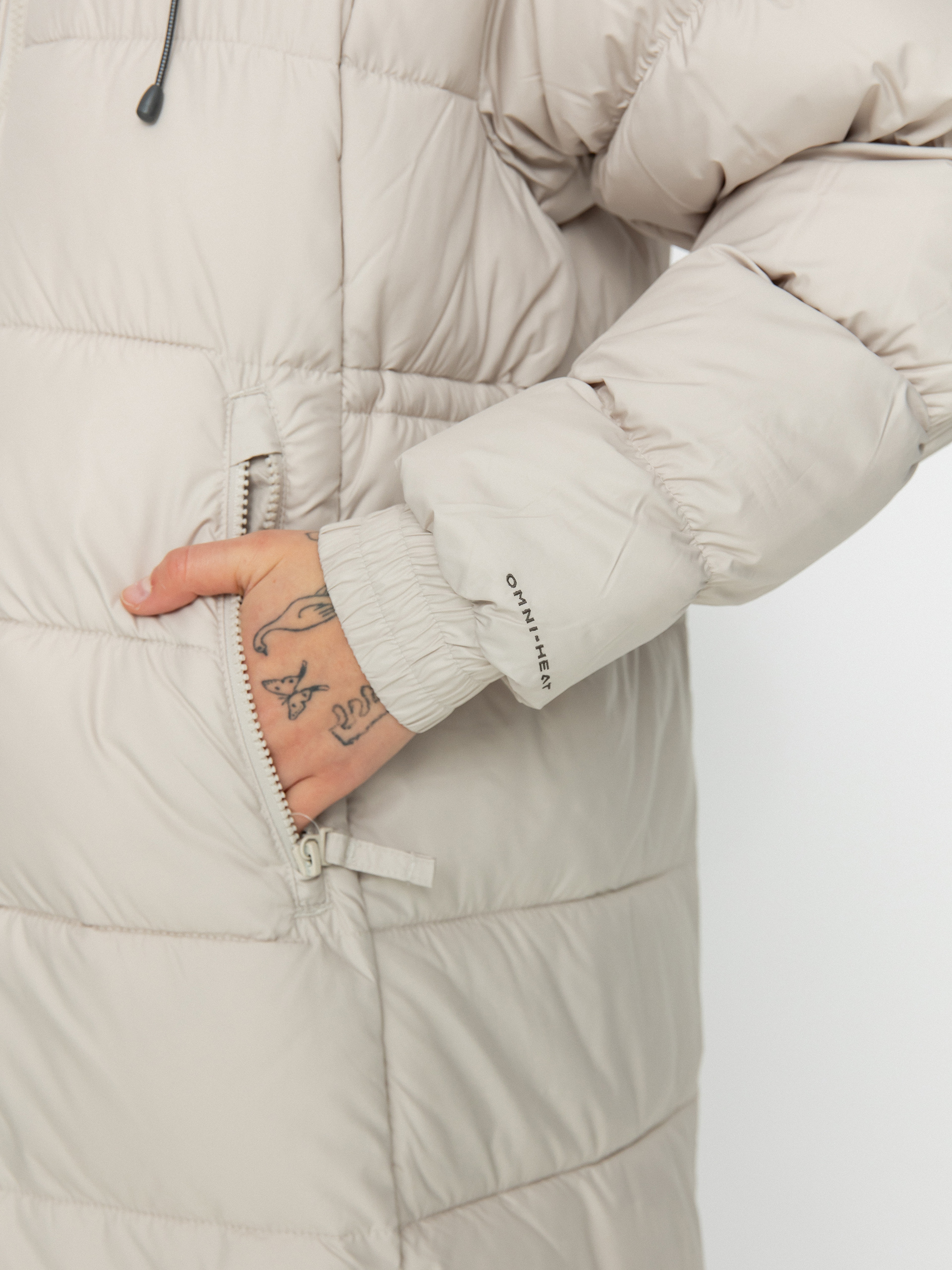 Geacă Columbia Pike Lake II Long Wmn (dark stone)