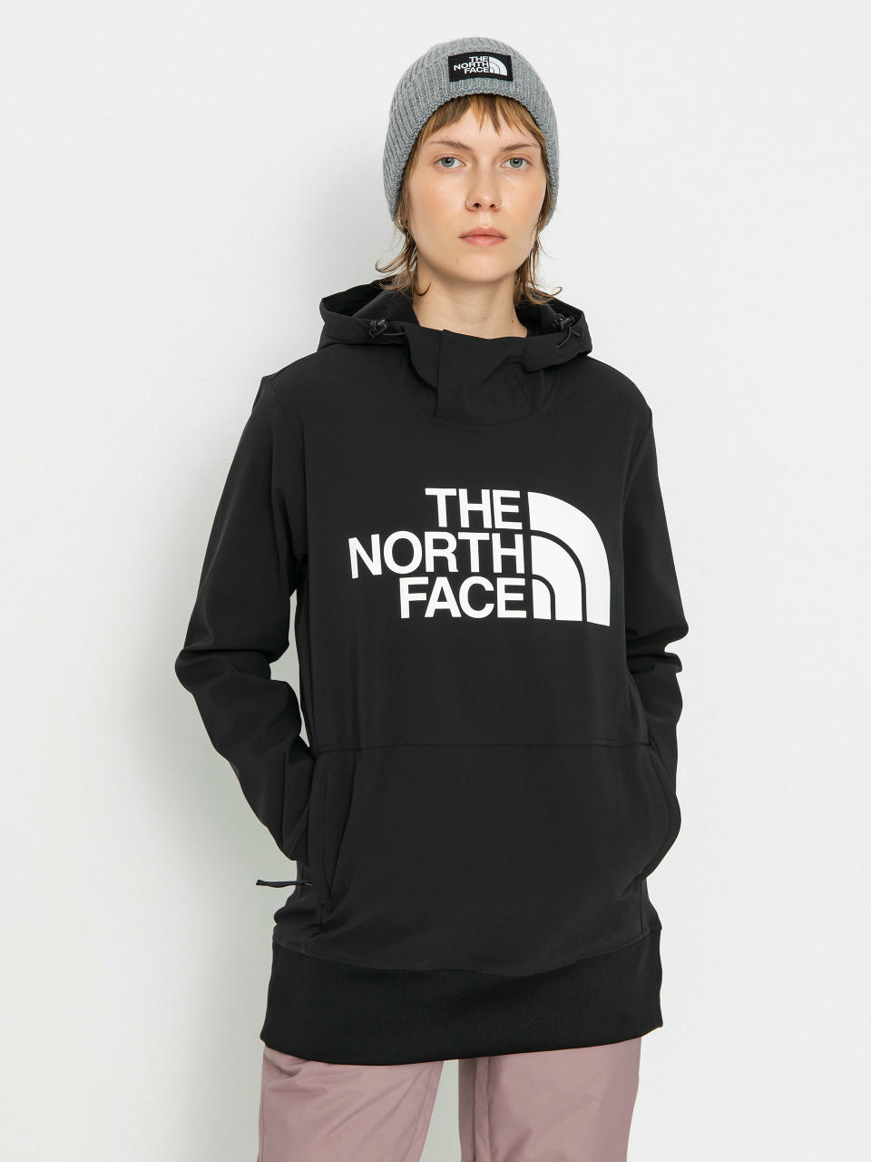 Hanorac cu glugă The North Face aktywna Tekno HD Wmn (tnf black)