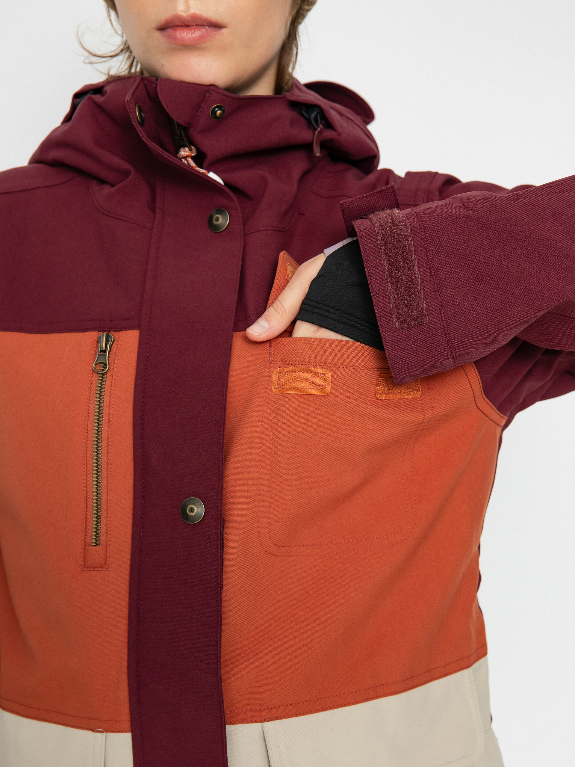 Pentru femei Geacă de snowboard DC Liberate (tawny port)