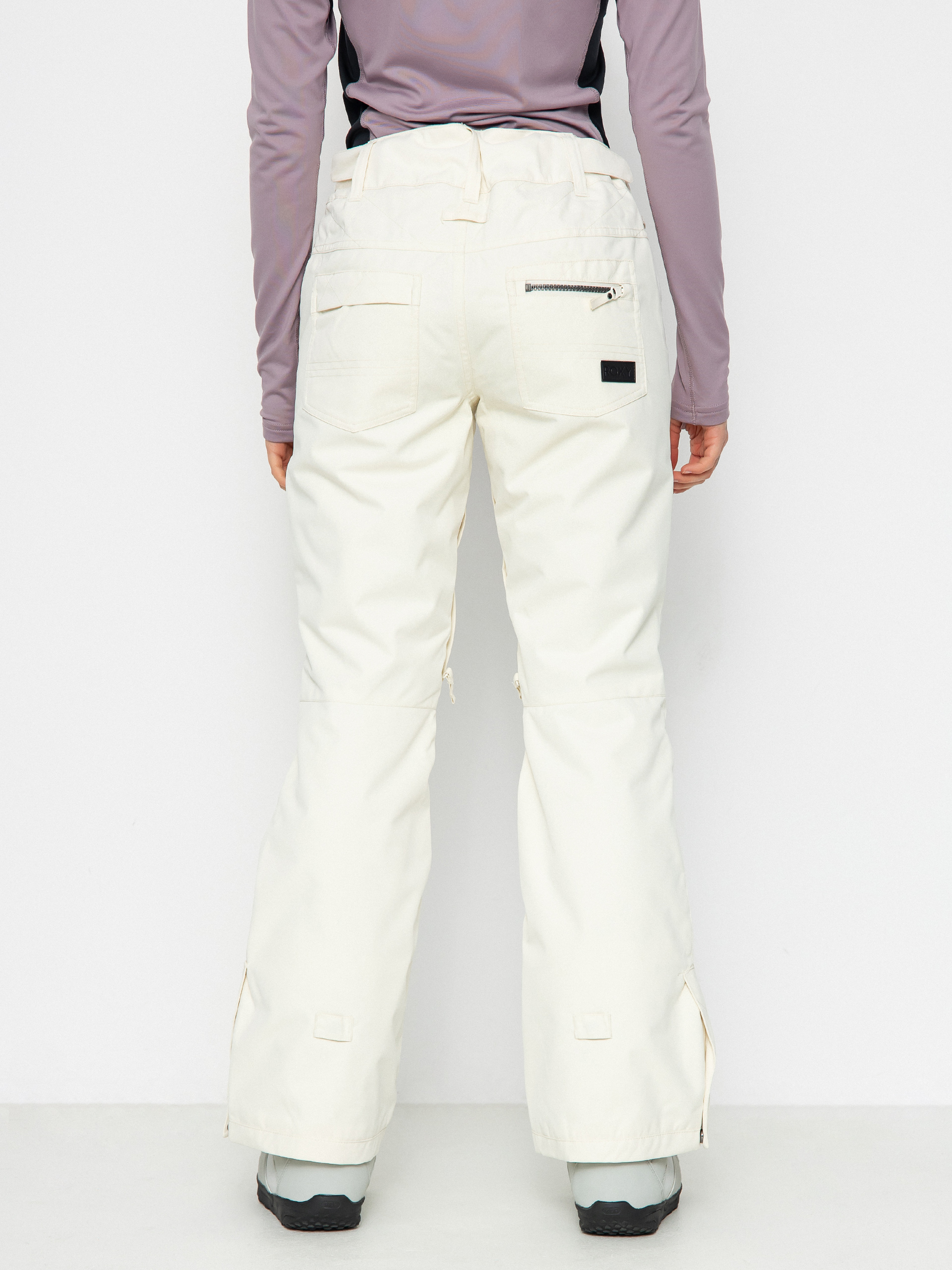 Pentru femei Pantaloni pentru snowboard Roxy Nadia (egret)