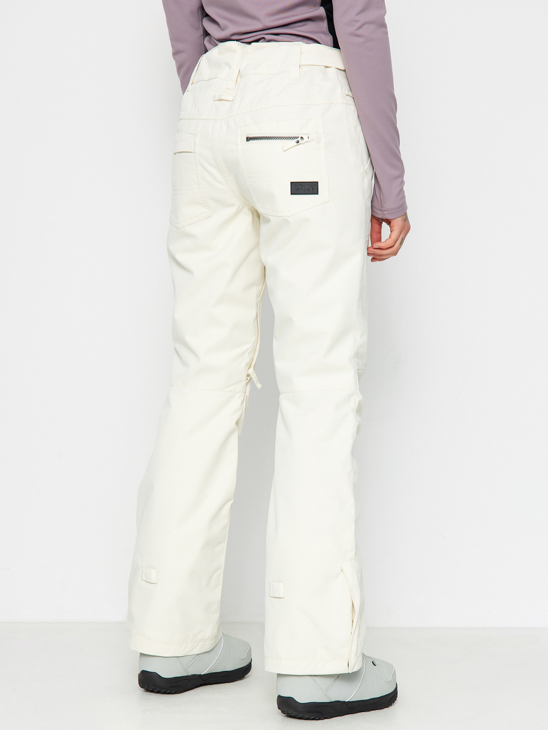 Pentru femei Pantaloni pentru snowboard Roxy Nadia (egret)