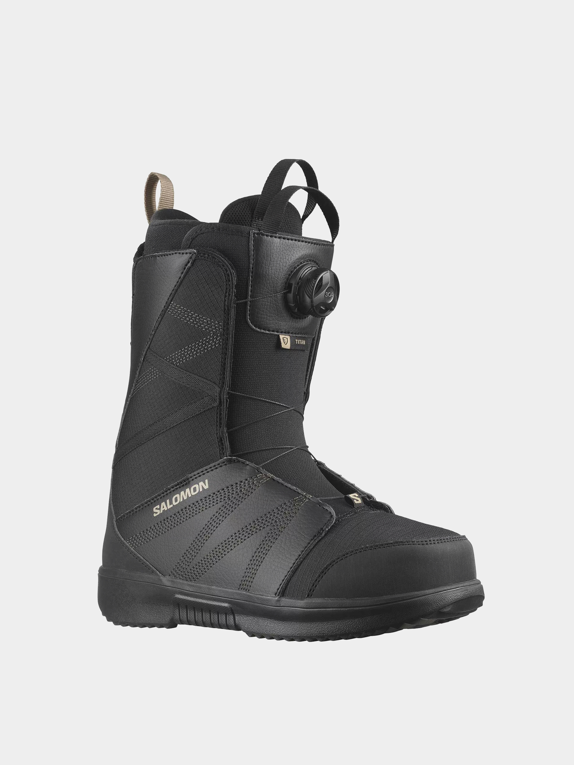 Încălțăminte pentru snowboard Salomon Titan Boa (black/black/roasted cashew)