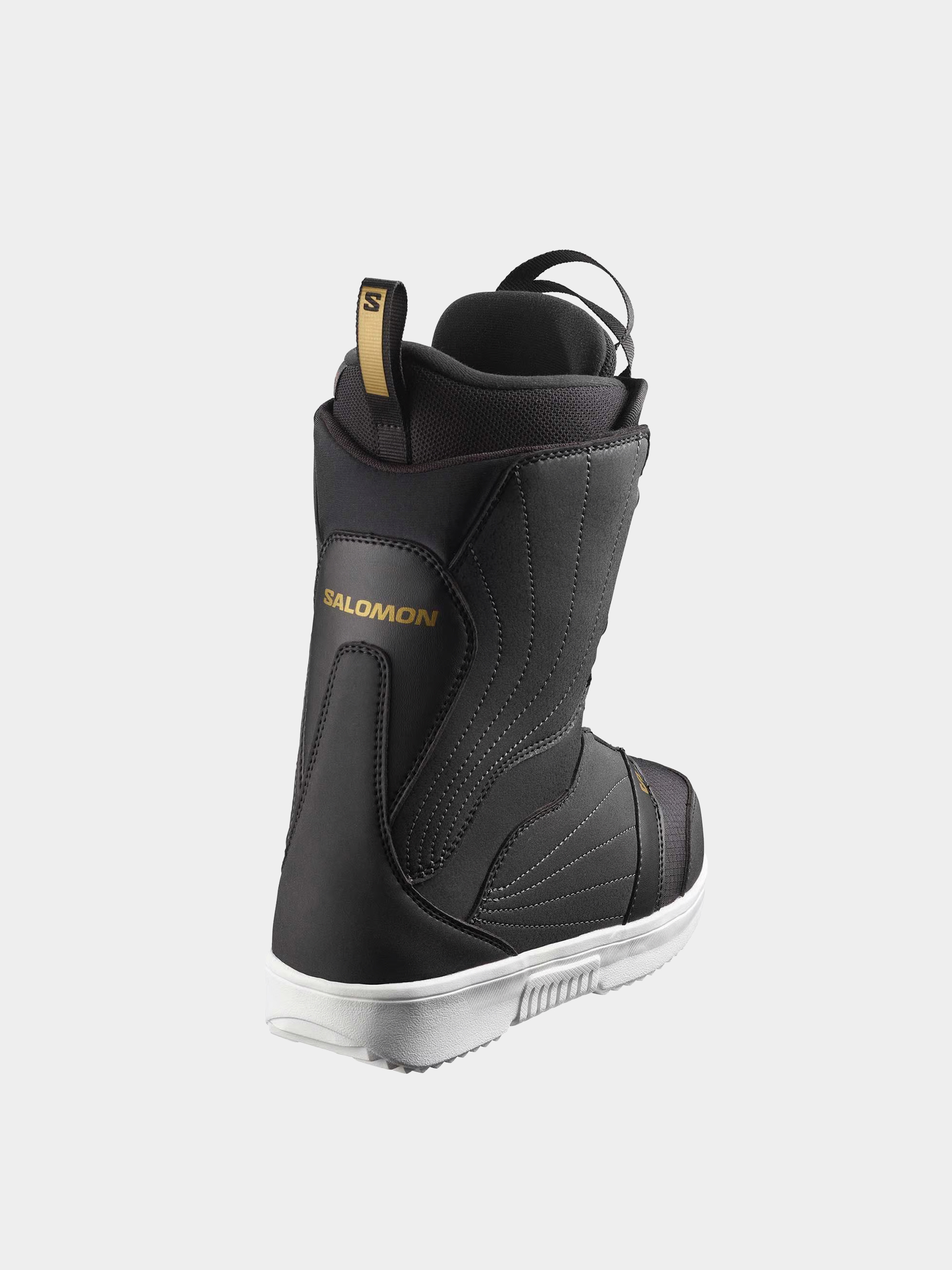 Pentru femei Încălțăminte pentru snowboard Salomon Pearl Boa (black/white/gold)
