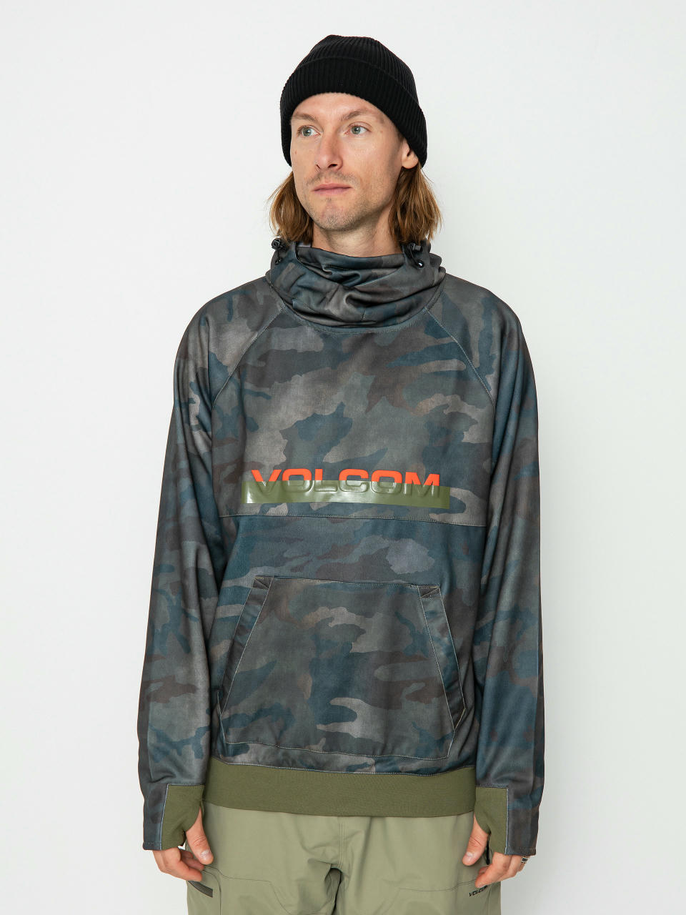 Pentru bărbați Hanorac termic Volcom Hydro Riding HD (cloudwash camo)