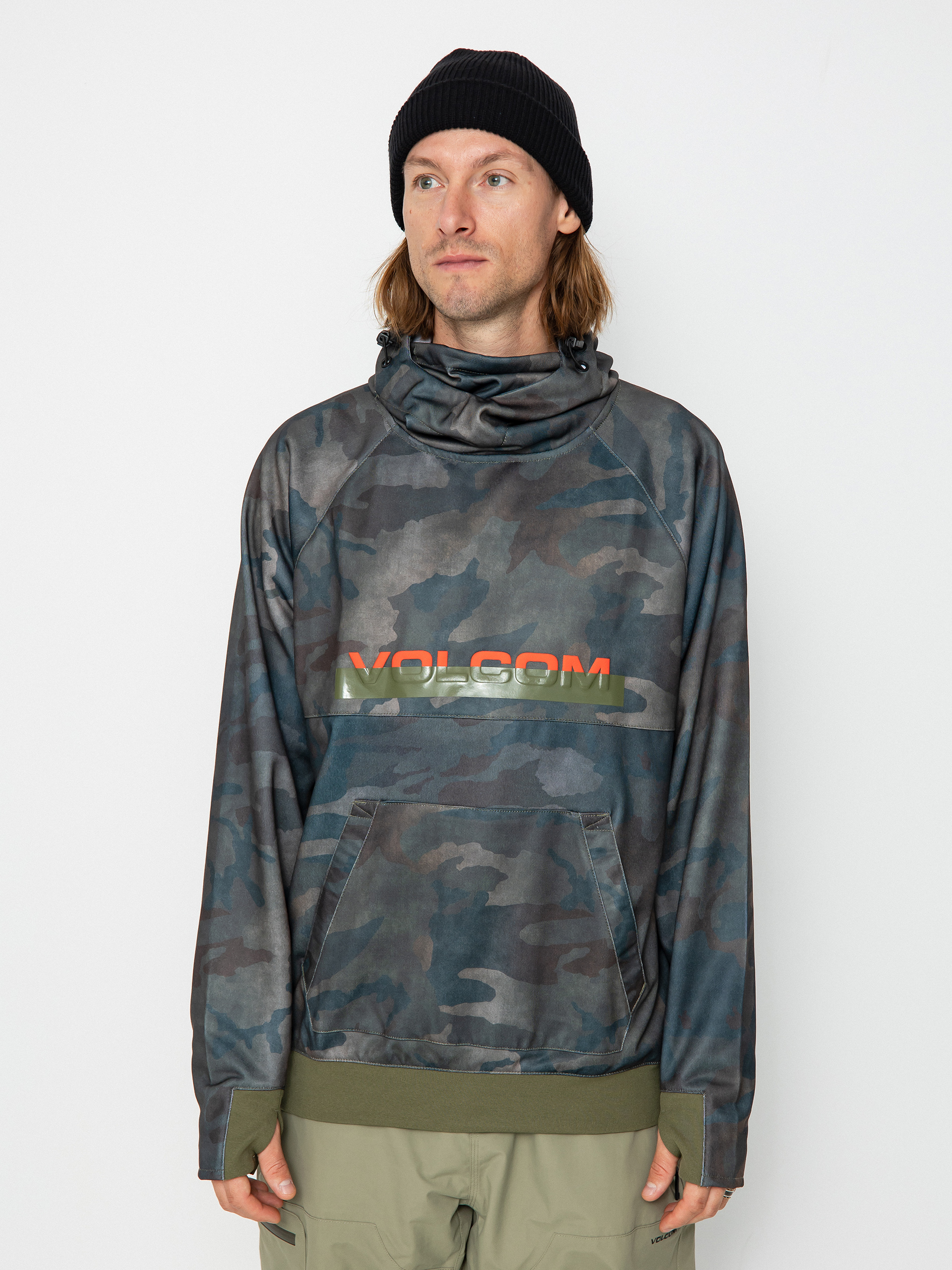 Hanorac termic Volcom Hydro Riding HD (cloudwash camo)