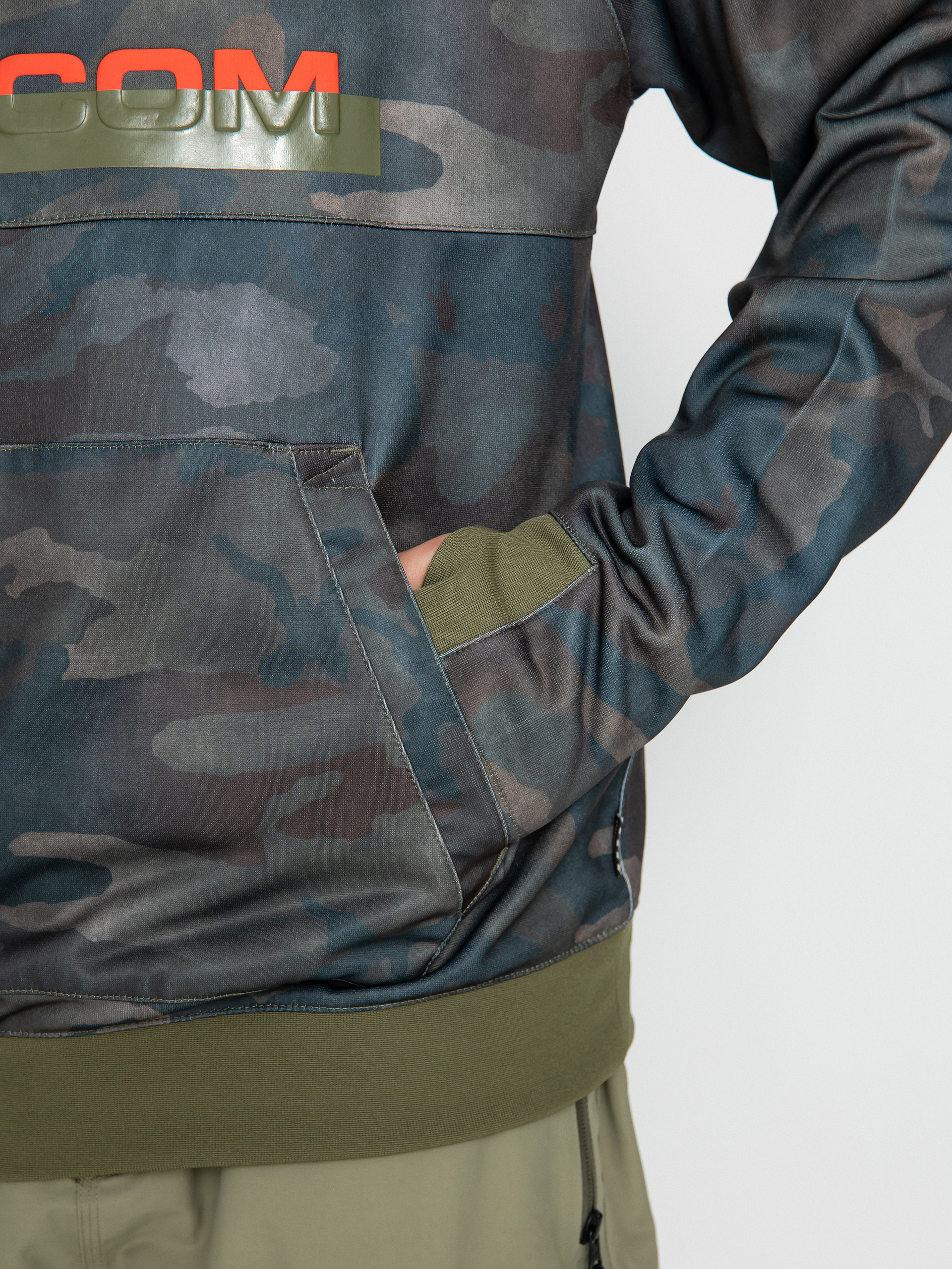 Pentru bărbați Hanorac termic Volcom Hydro Riding HD (cloudwash camo)